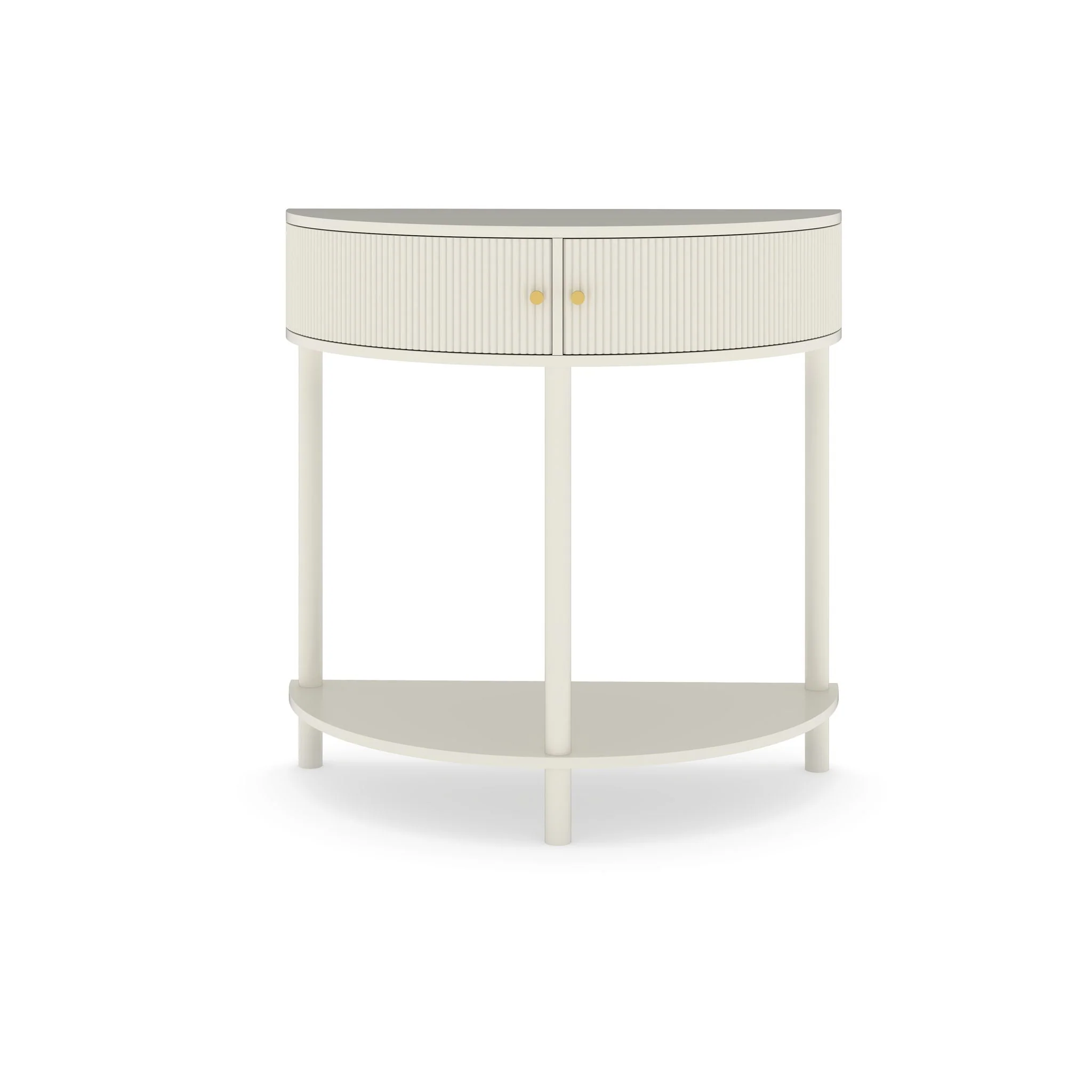 Demi Lune - Console Table With 2 Storage Drawers - Image 3