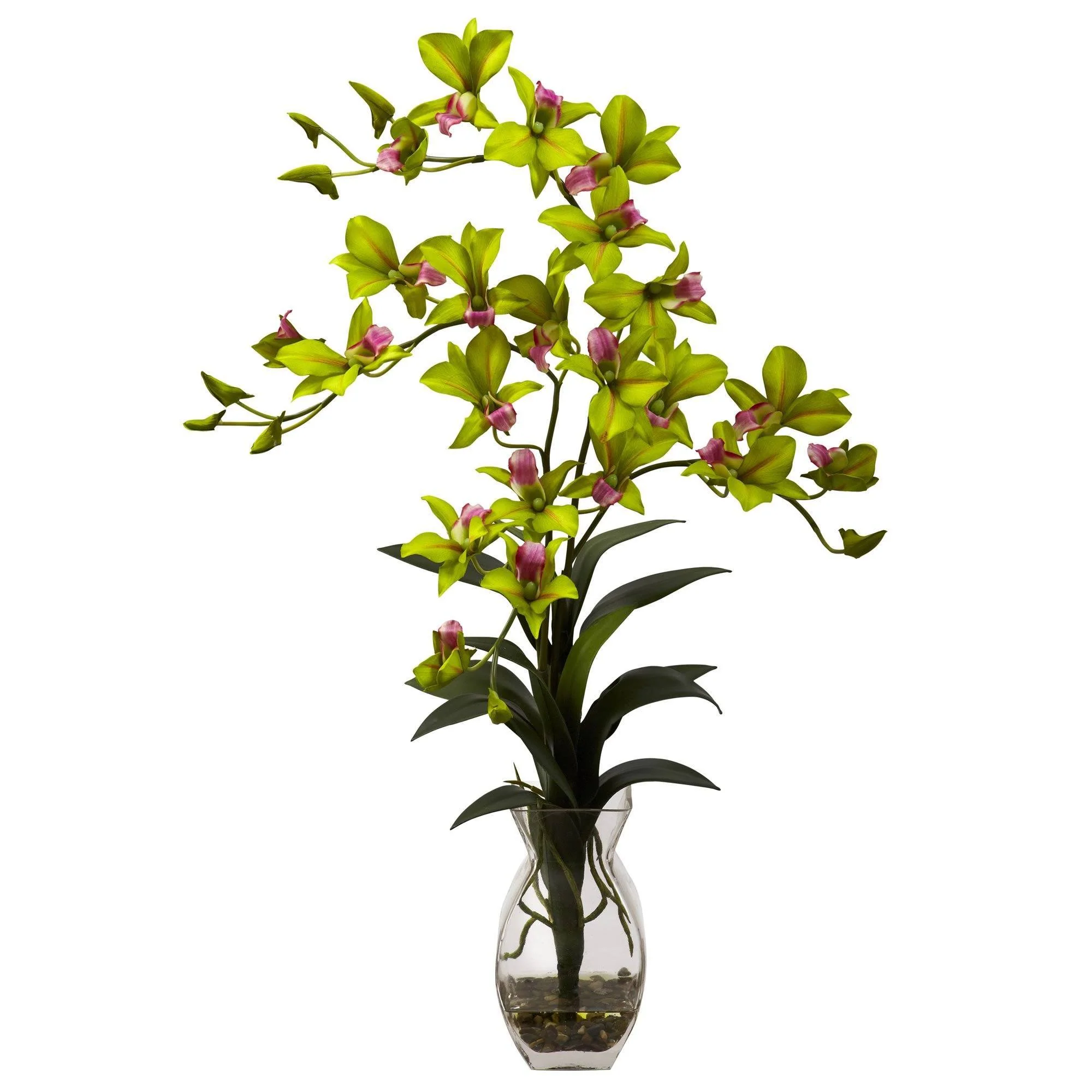 Dendrobium Orchid w/Vase Arrangement - Image 2