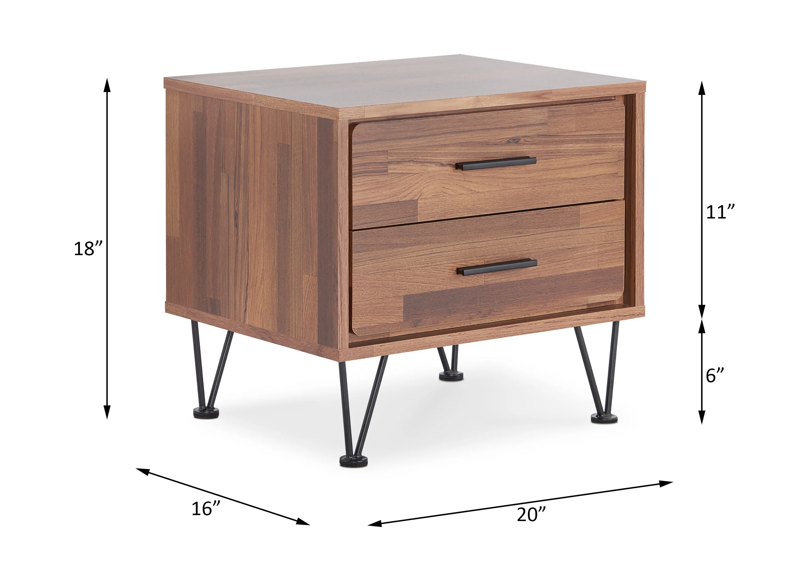 Deoss Walnut Finish Accent Table - Image 11
