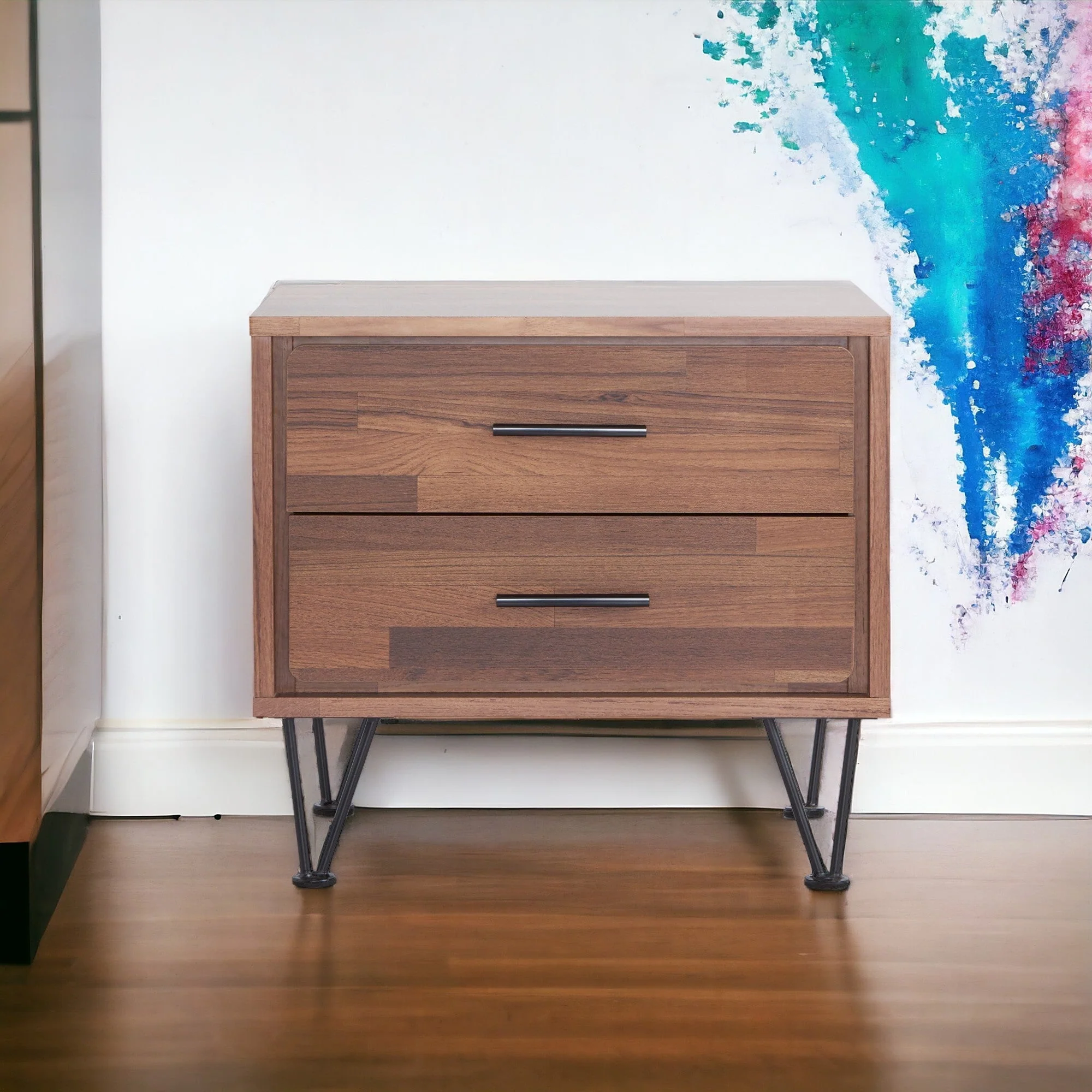 Deoss Walnut Finish Accent Table - Image 7