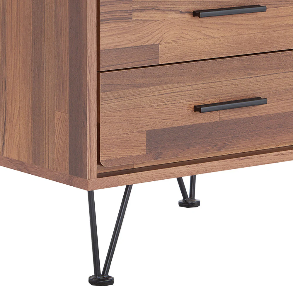 Deoss Walnut Finish Accent Table - Image 8