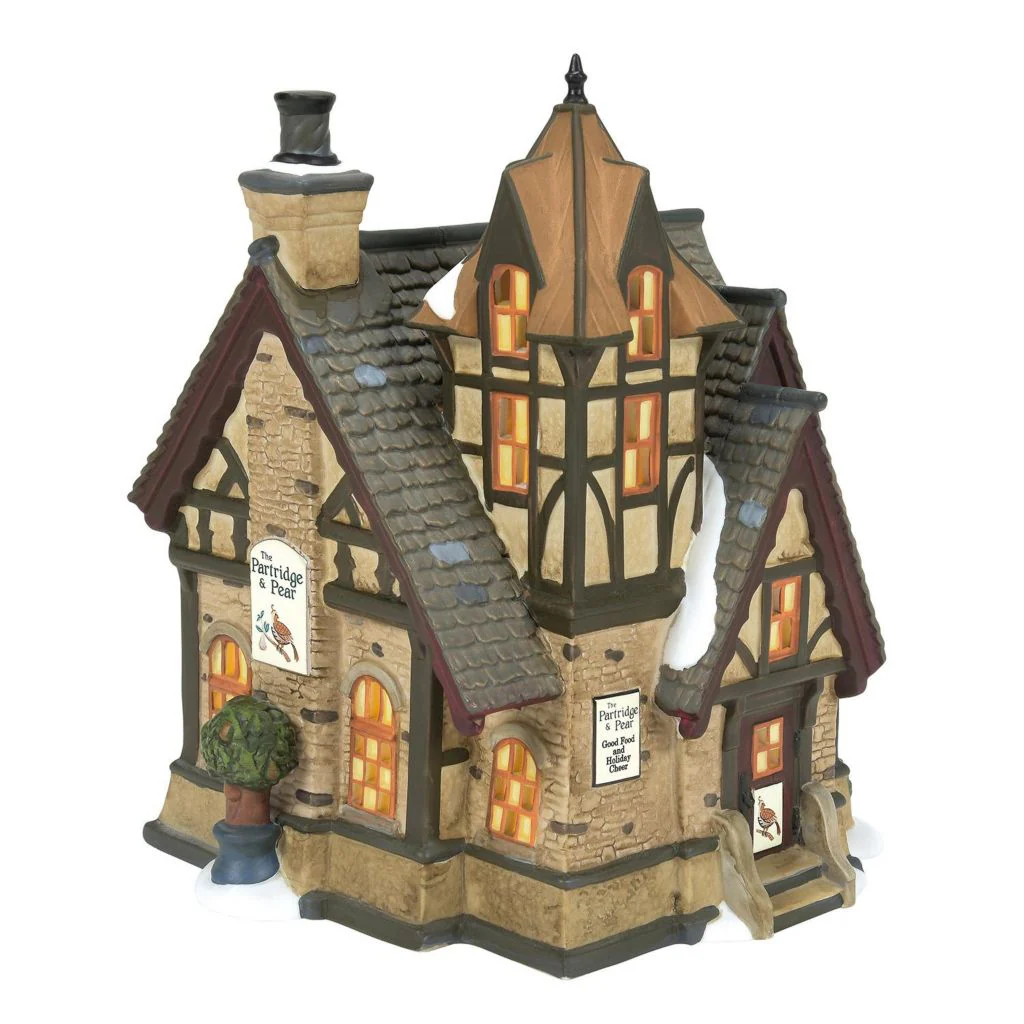 Department 56 Dickens Village The Partridge & The Pear Lit House - Image 2
