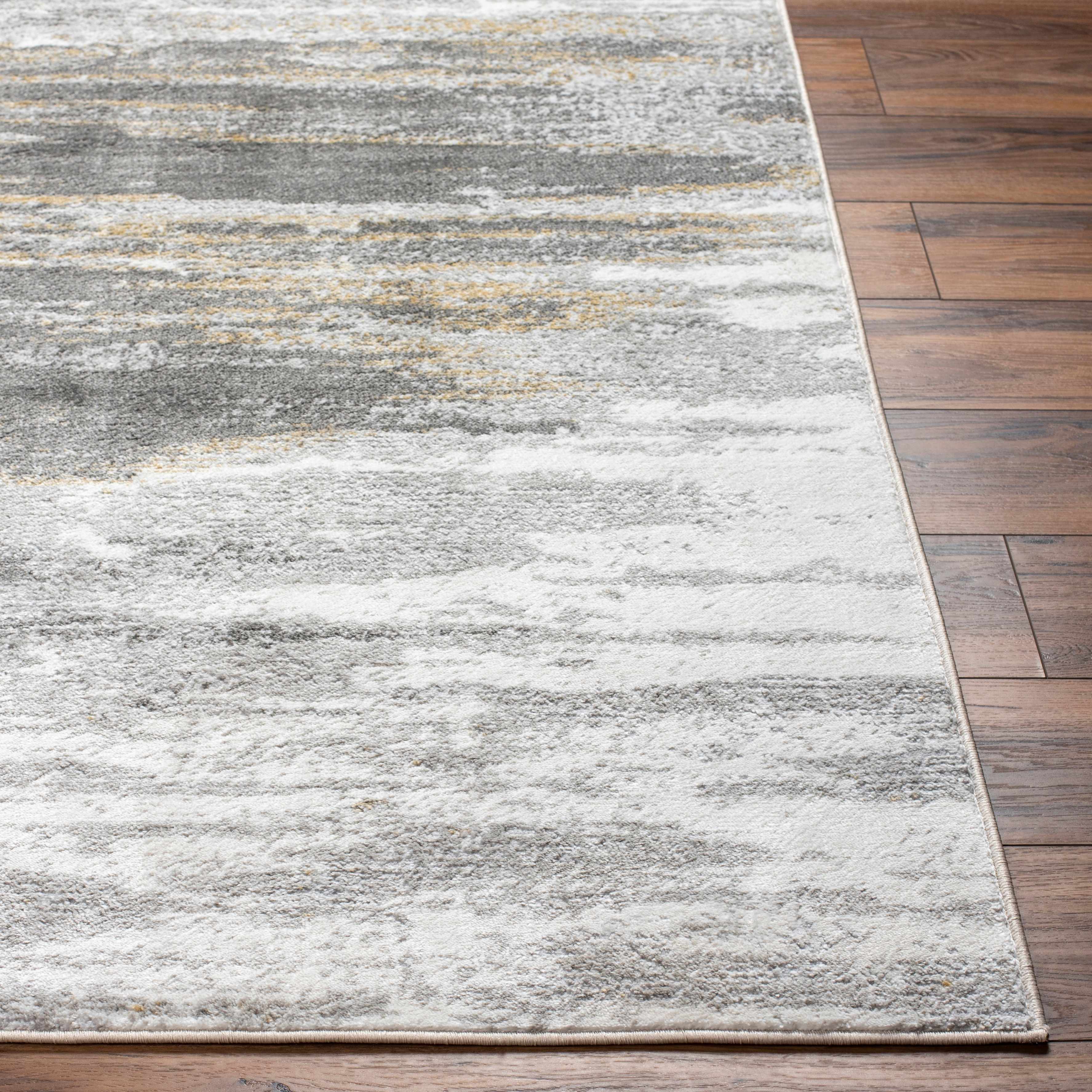Derex Abstract Gray Rug - Image 3