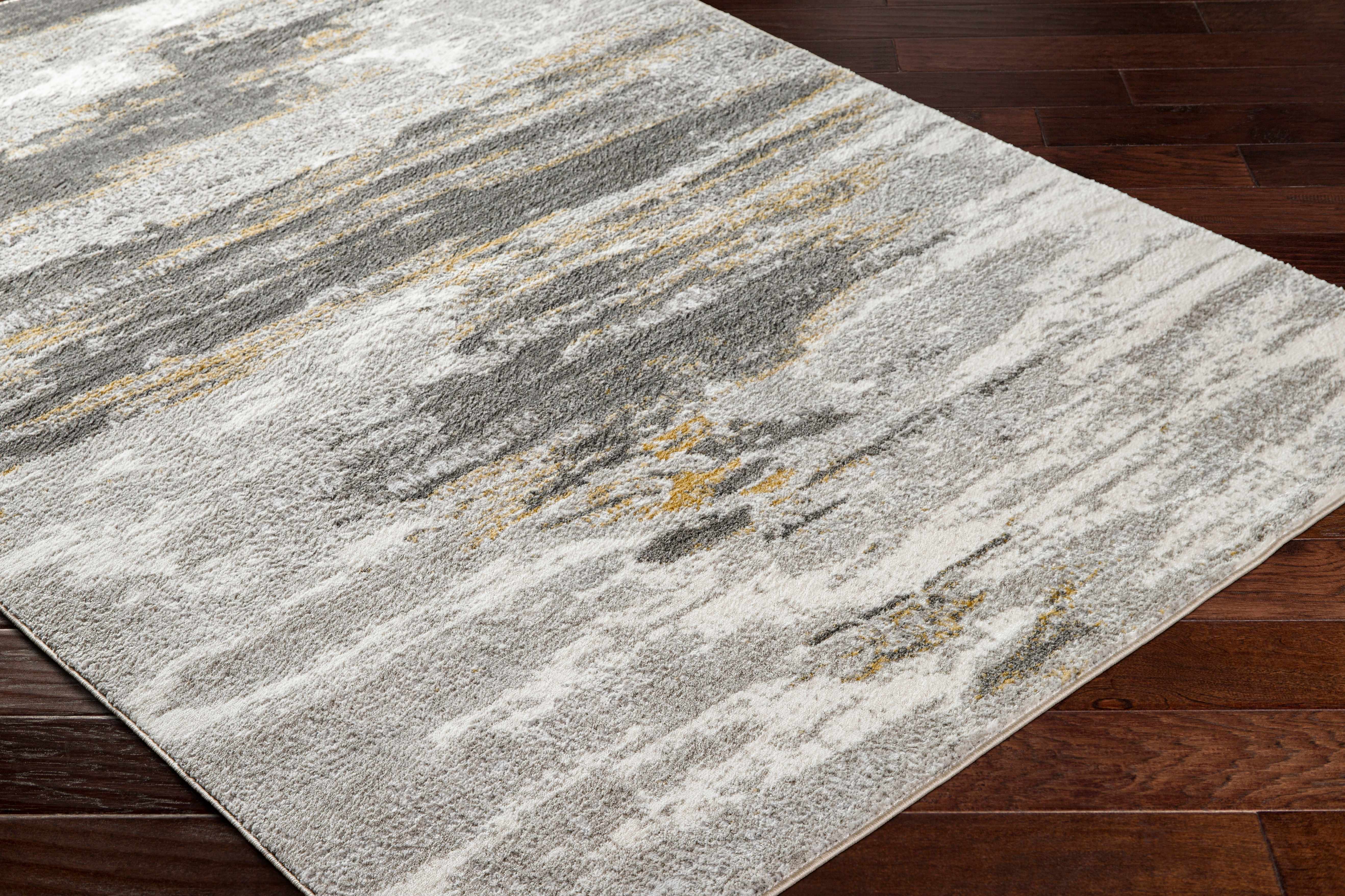 Derex Abstract Gray Rug - Image 4