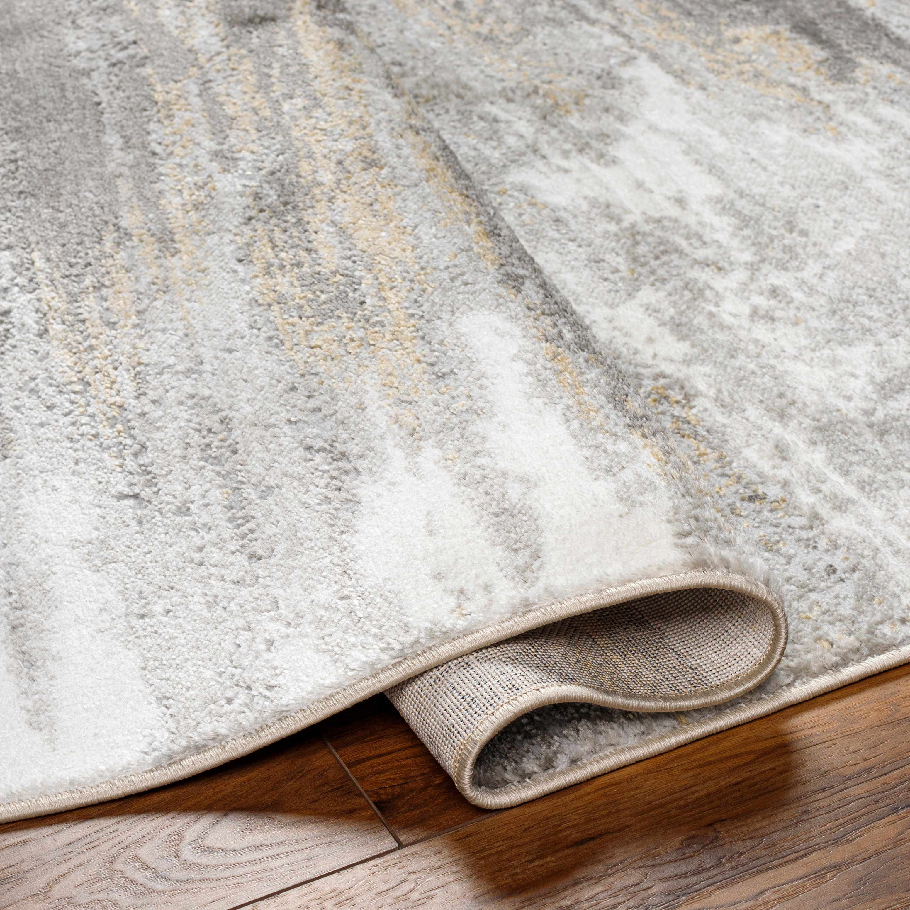 Derex Abstract Gray Rug - Image 5