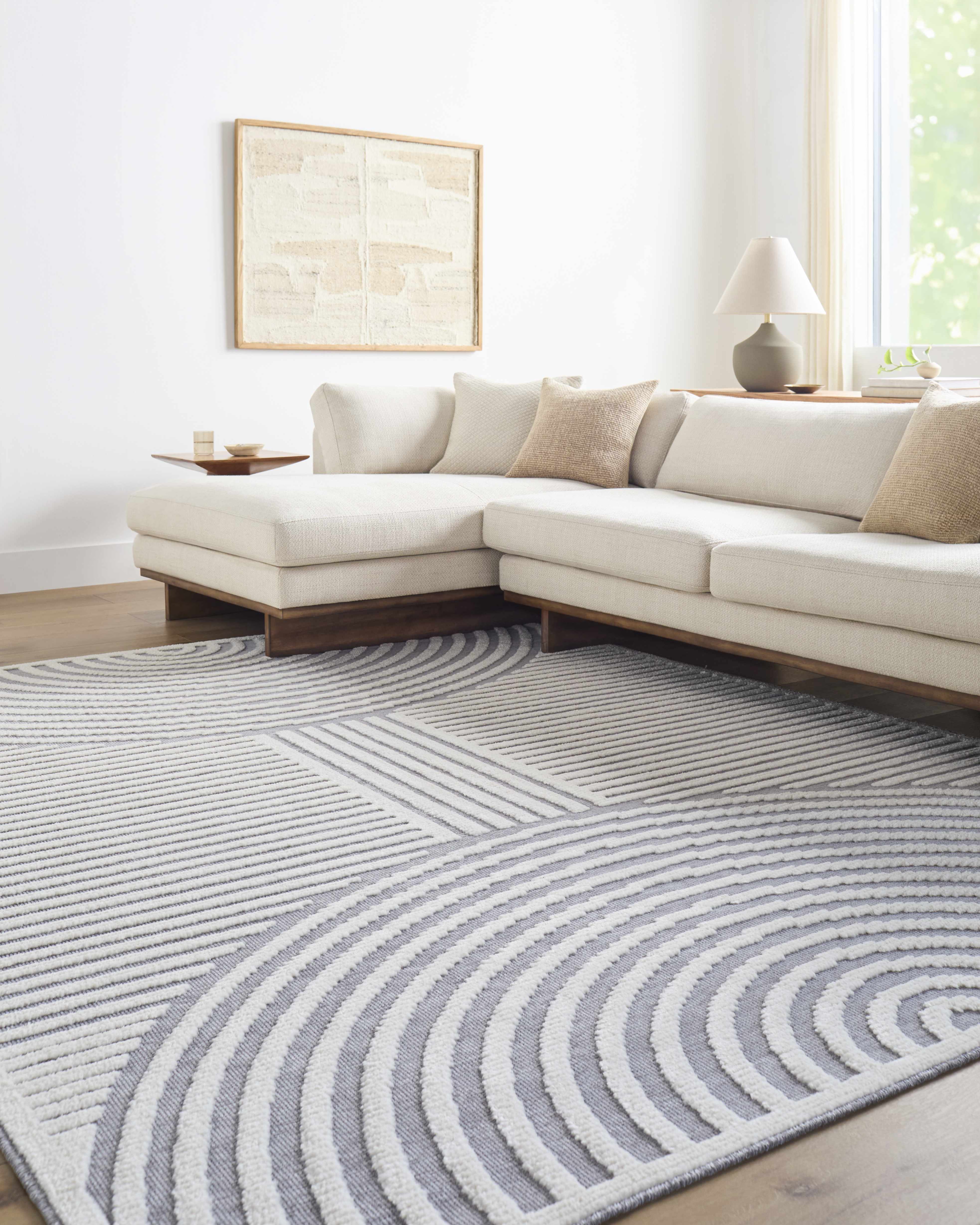 Deron Gray Rainbow Washable Rug - Image 15