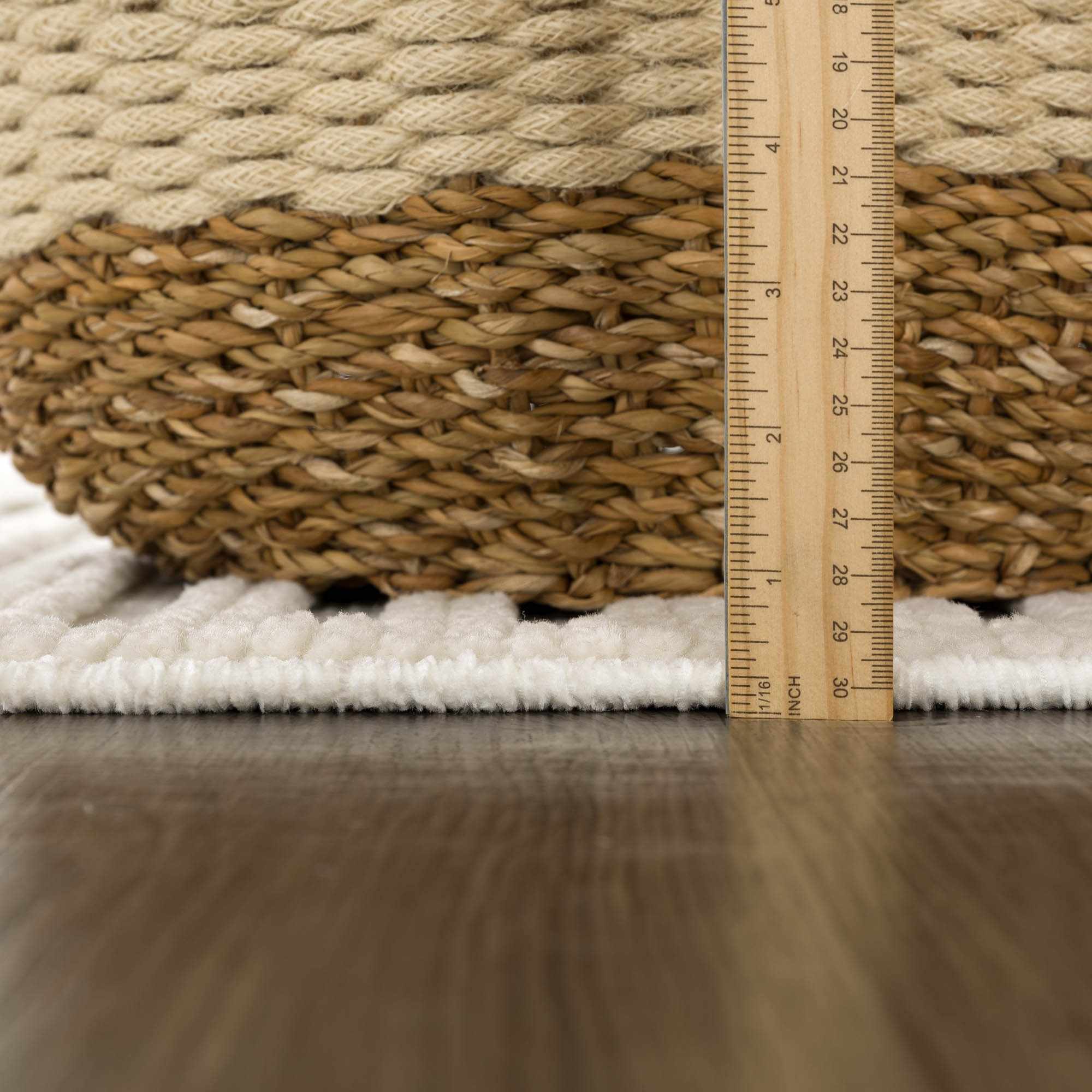Deron White Washable 3D Rug - Image 11