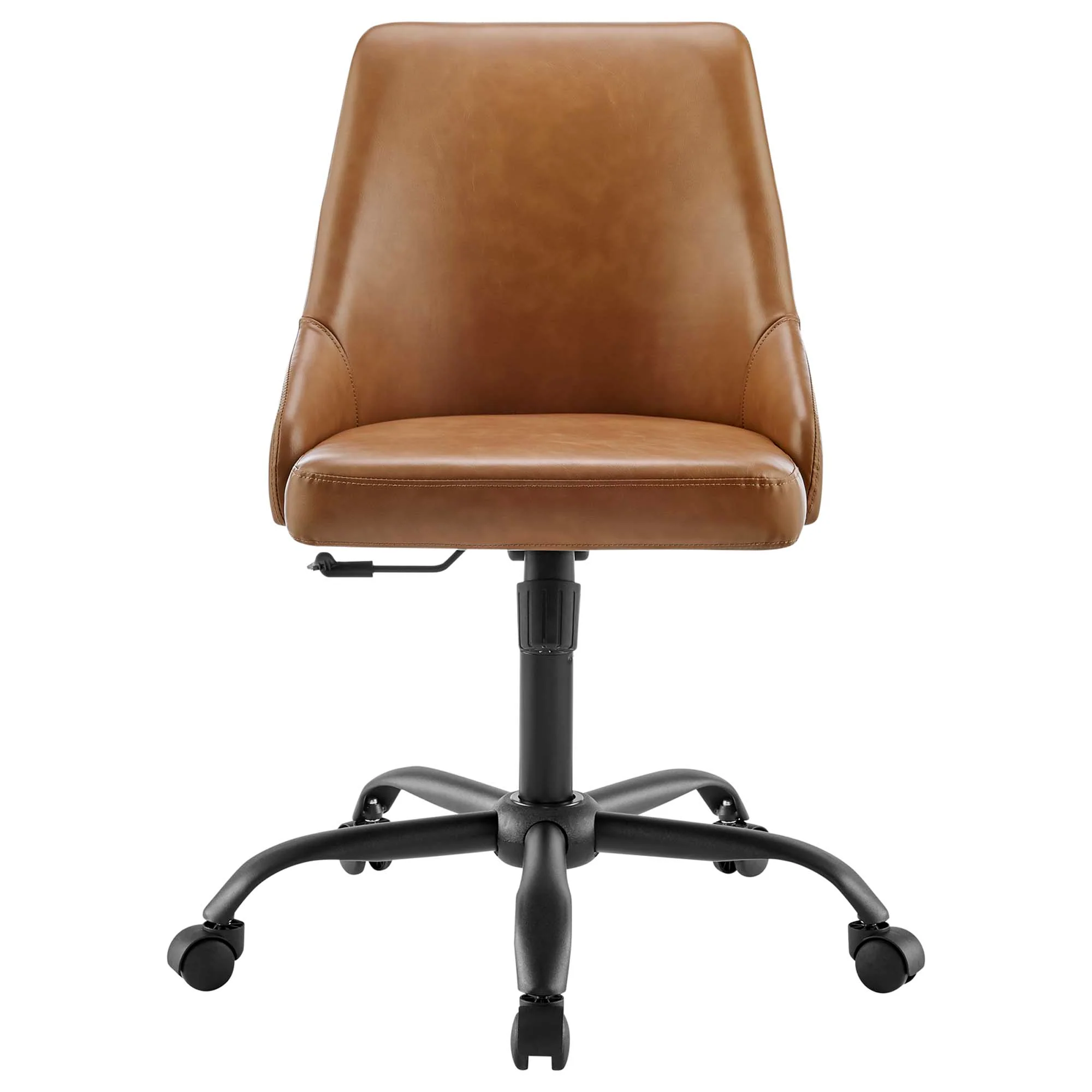 Designate Swivel Vegan Leather Office Chair - Image 4