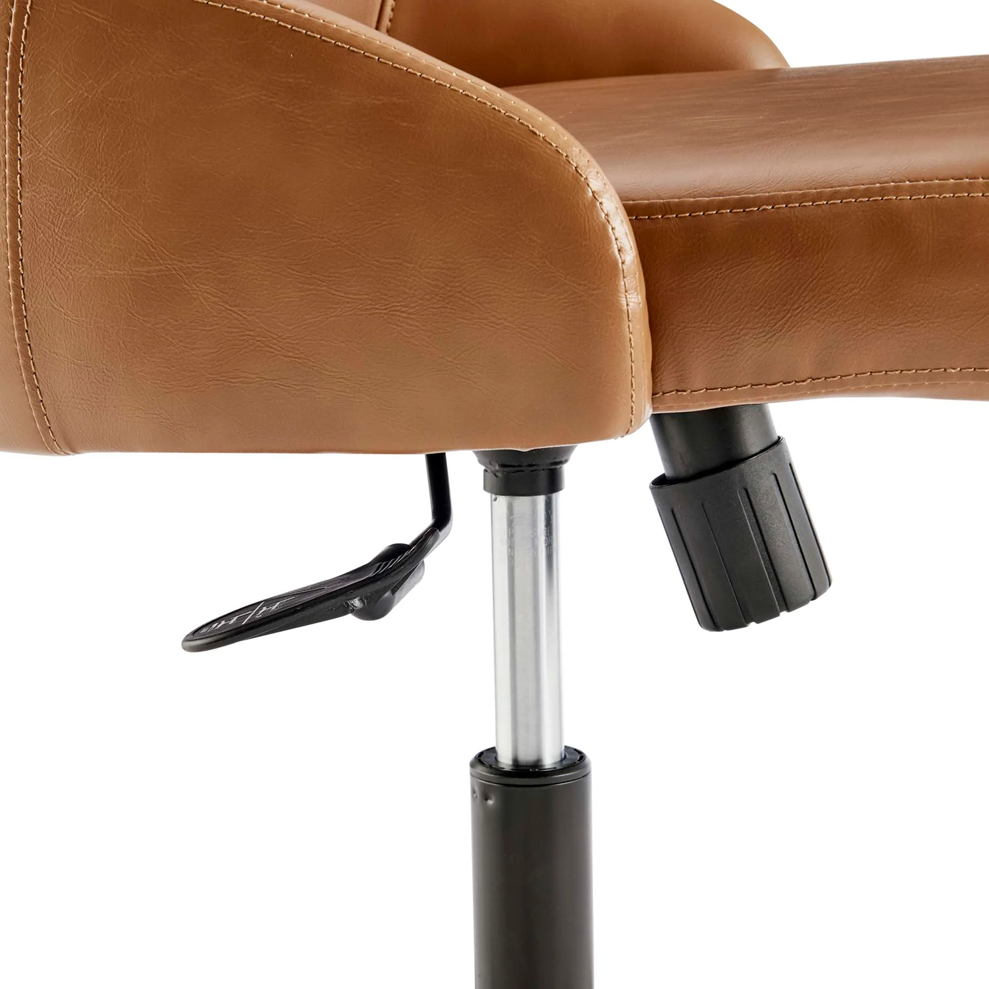Designate Swivel Vegan Leather Office Chair - Image 6