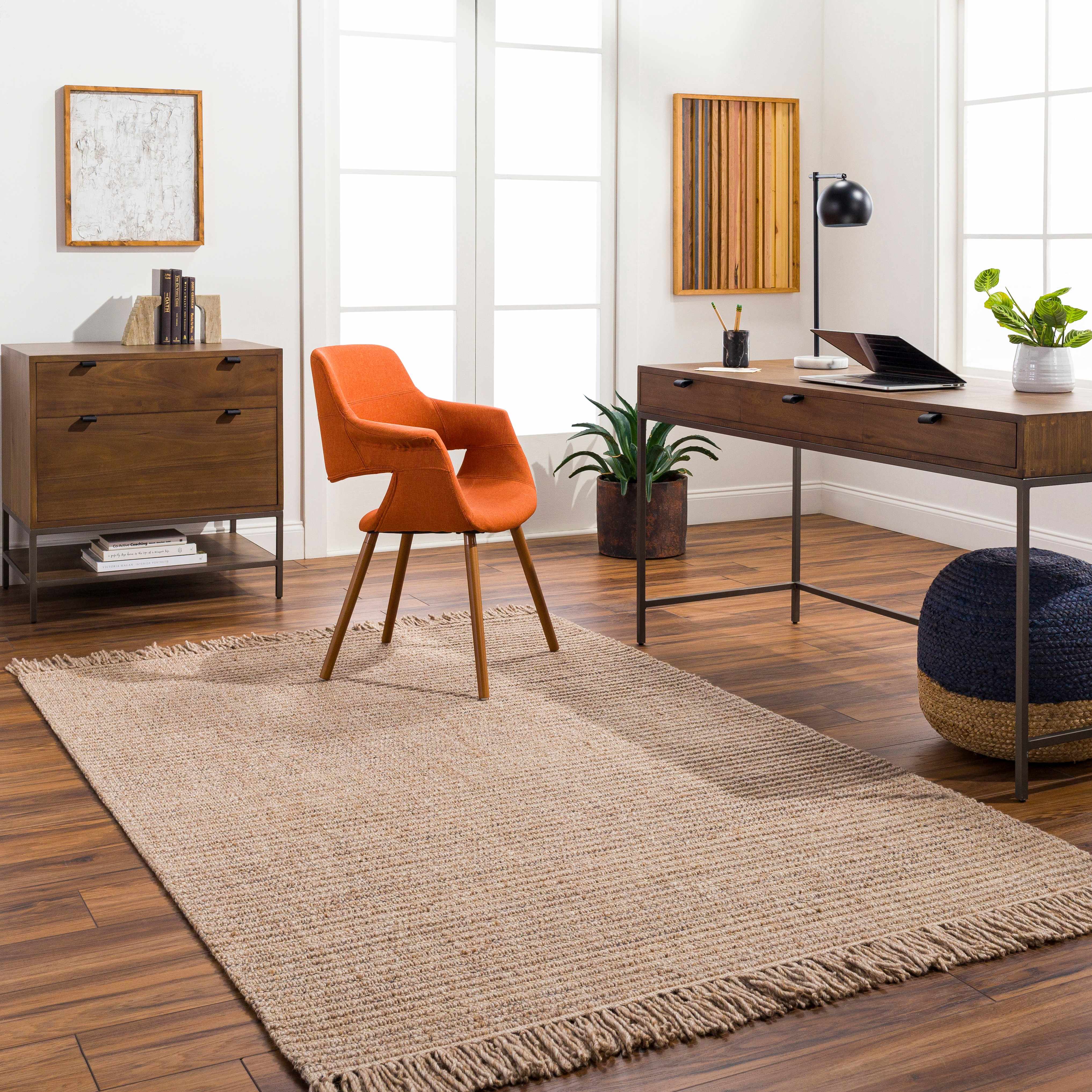 Desma Tan Area Rug - Clearance - Image 2