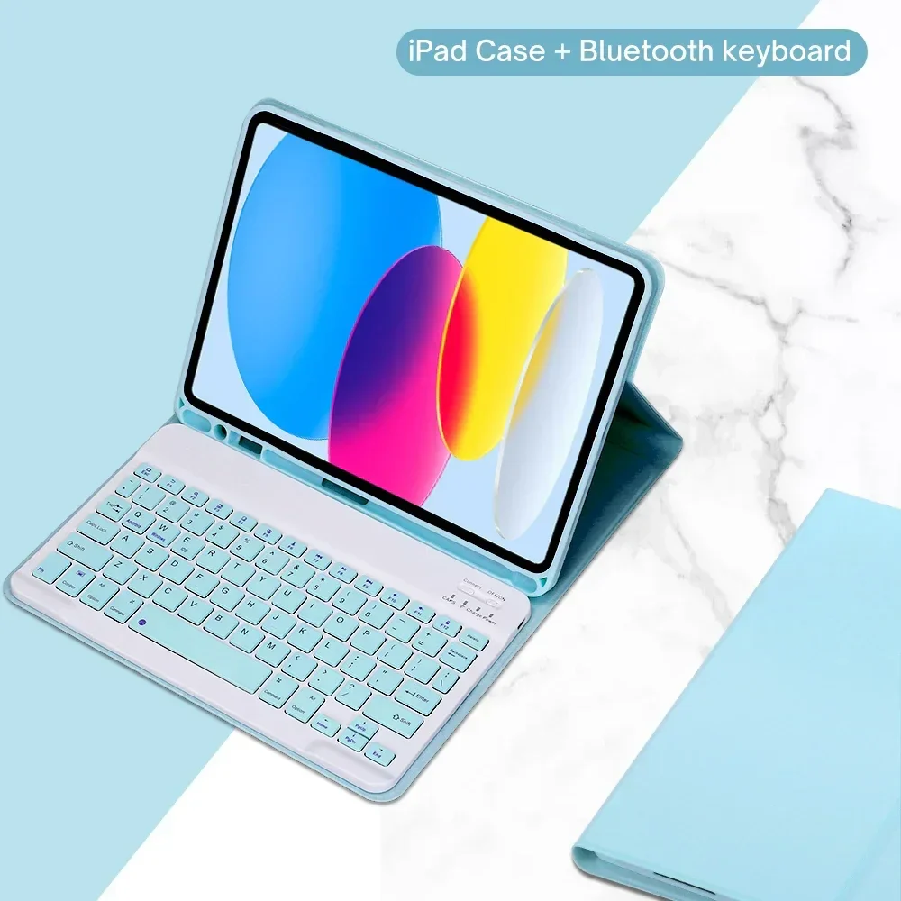 Detachable Bluetooth Keyboard Case for 10.9 Tablet Wireless Protective Cover - Image 10
