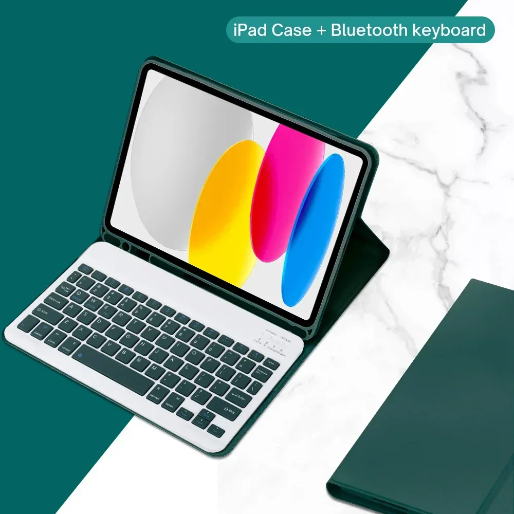 Detachable Bluetooth Keyboard Case for 10.9 Tablet Wireless Protective Cover - Image 13