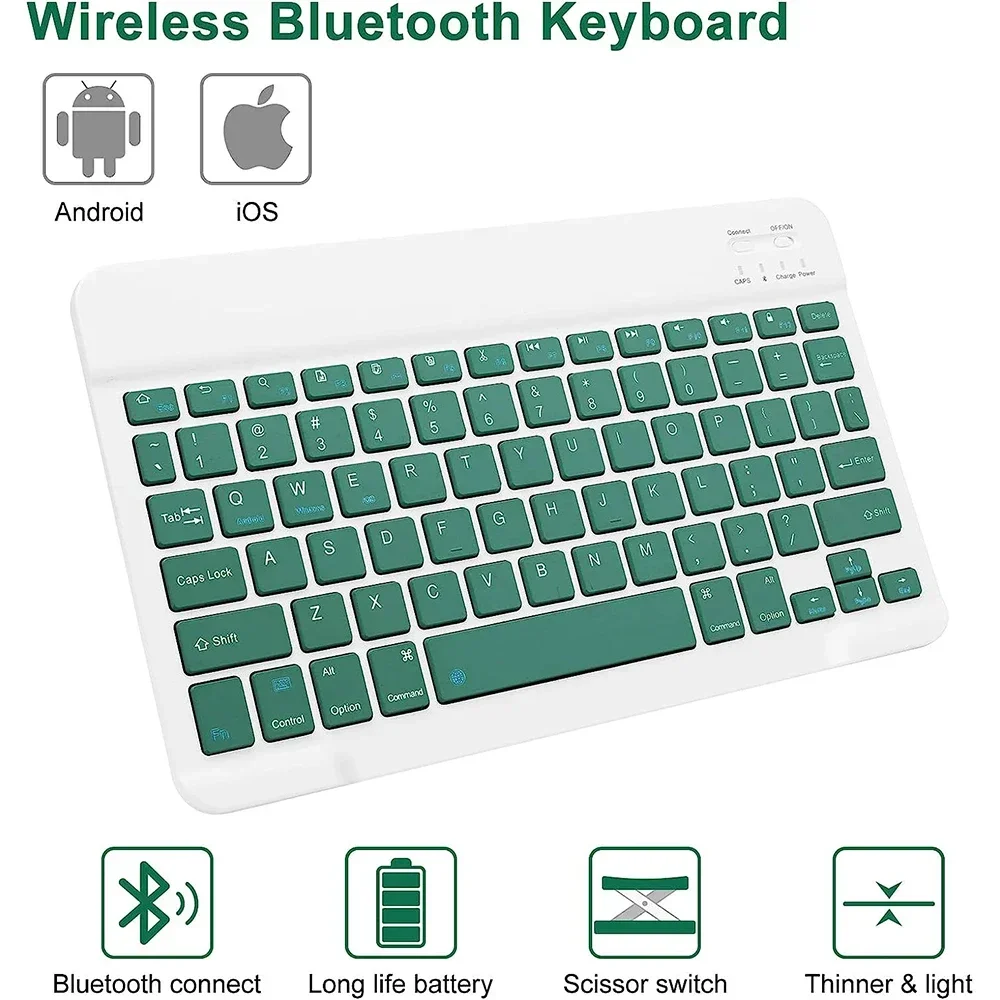 Detachable Bluetooth Keyboard Case for 10.9 Tablet Wireless Protective Cover - Image 6