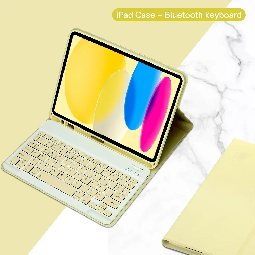 Detachable Bluetooth Keyboard Case for 10.9 Tablet Wireless Protective Cover - Image 9