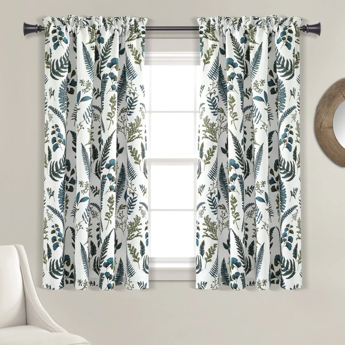 Devonia All Over Light Filtering Window Curtain Panel Set - Image 3