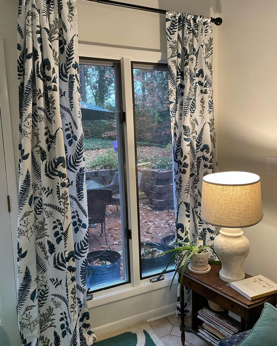 Devonia All Over Light Filtering Window Curtain Panel Set - Image 7