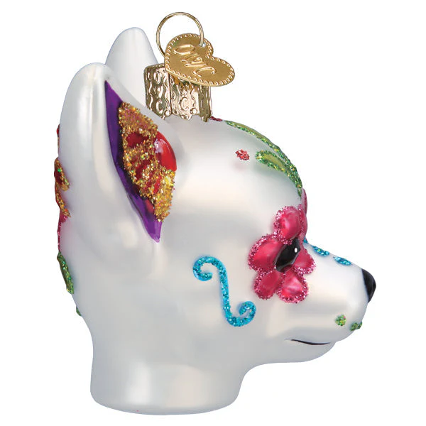 Dia De Los Muertos Dog Ornament 2.5x3.25x2.5 Inches - Image 5
