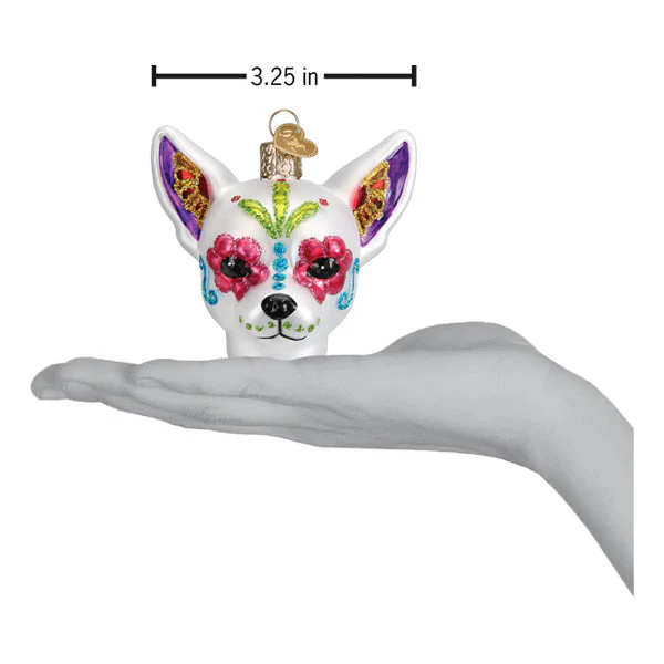 Dia De Los Muertos Dog Ornament 2.5x3.25x2.5 Inches - Image 6