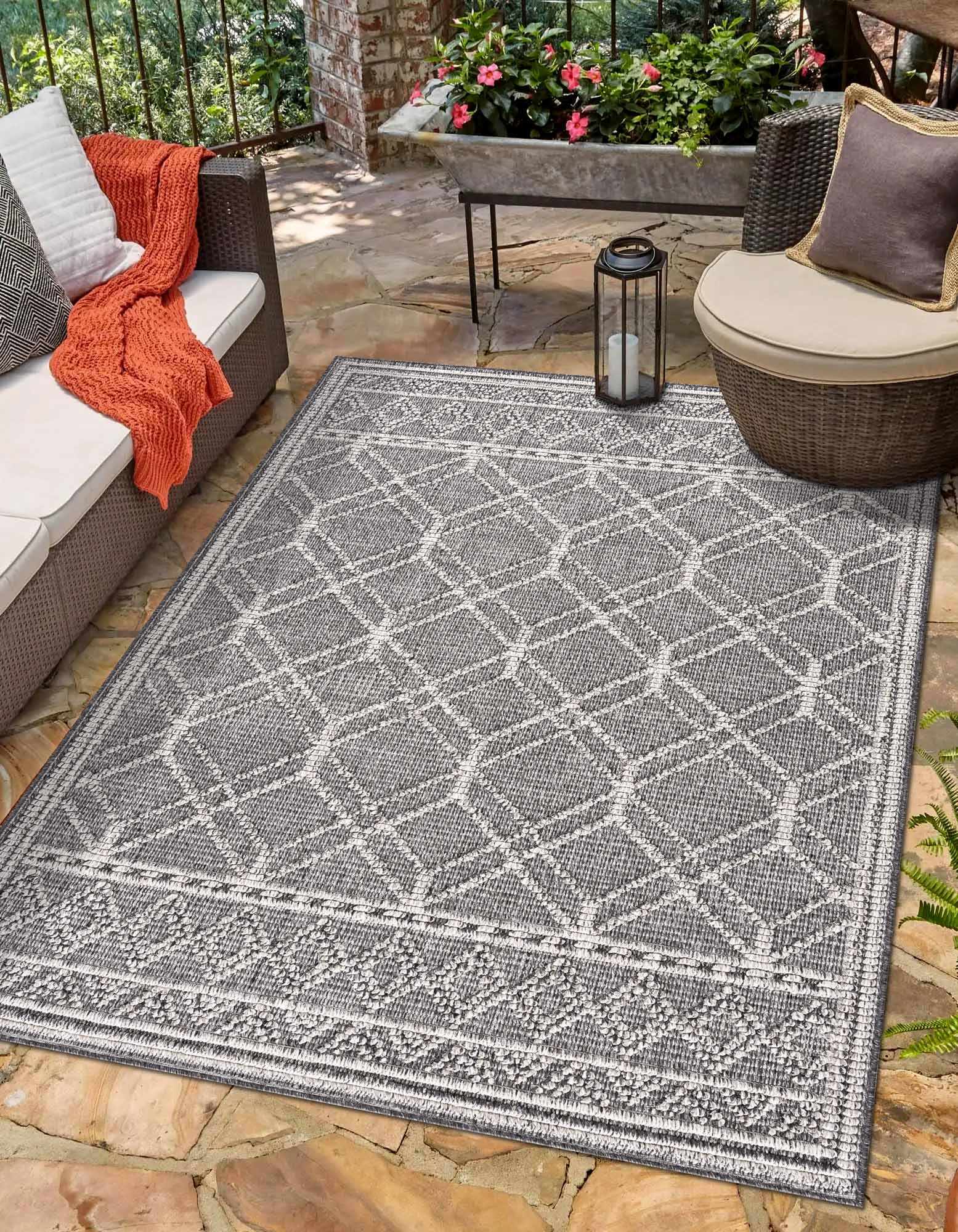 Diah Black & Bone Area Rug - Clearance - Image 3