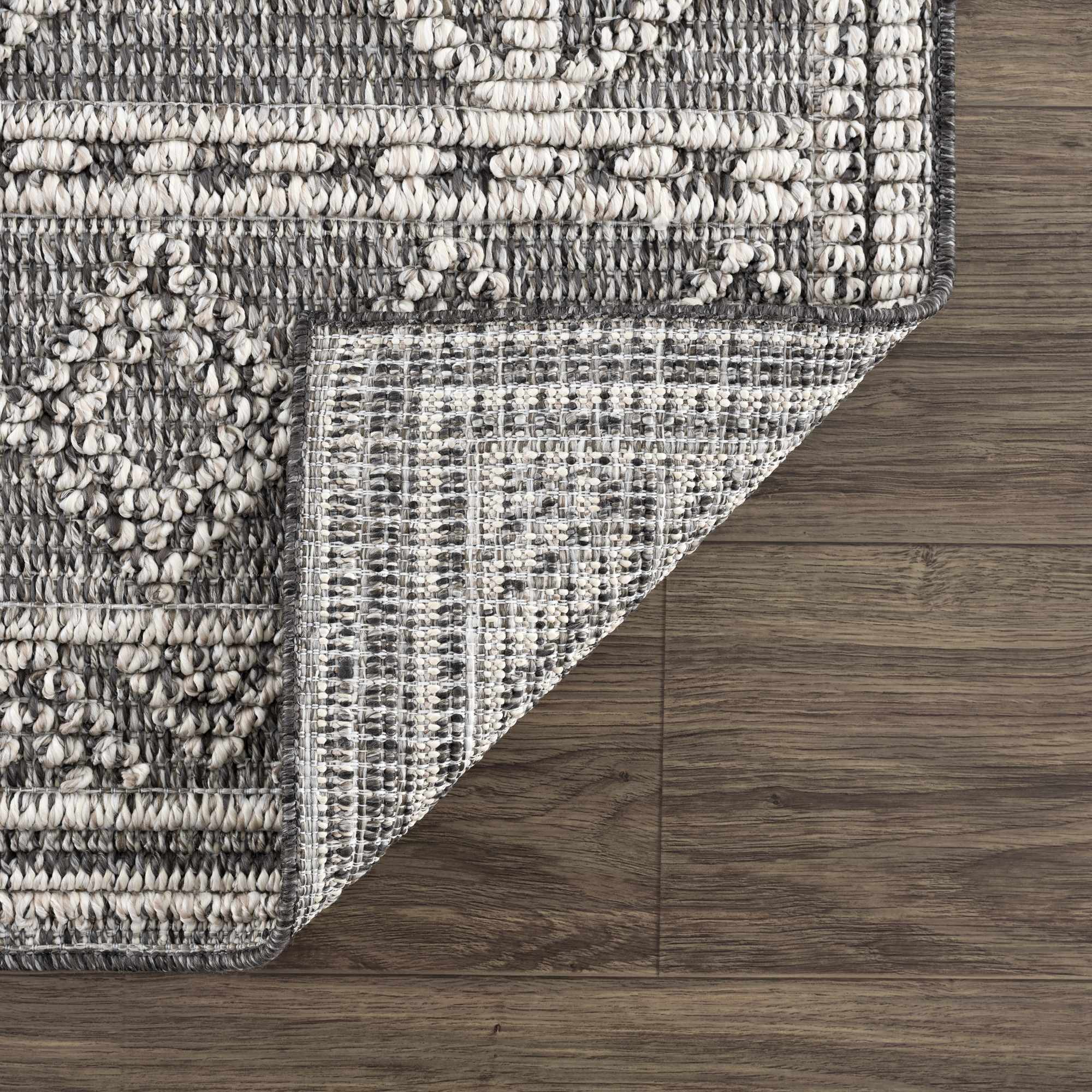 Diah Black & Bone Area Rug - Clearance - Image 6