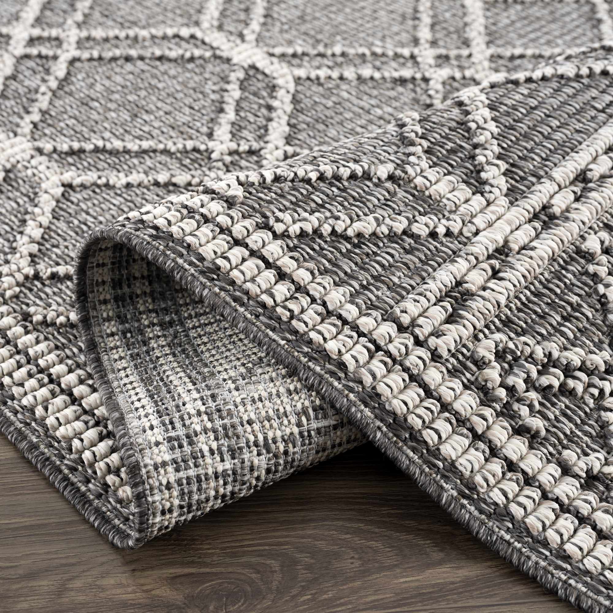 Diah Black & Bone Area Rug - Clearance - Image 8