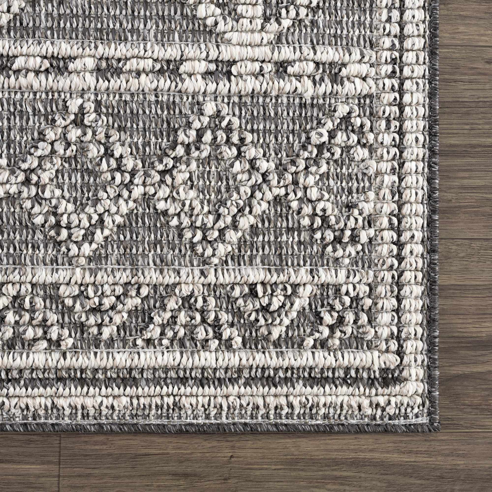 Diah Black & Bone Area Rug - Clearance - Image 9
