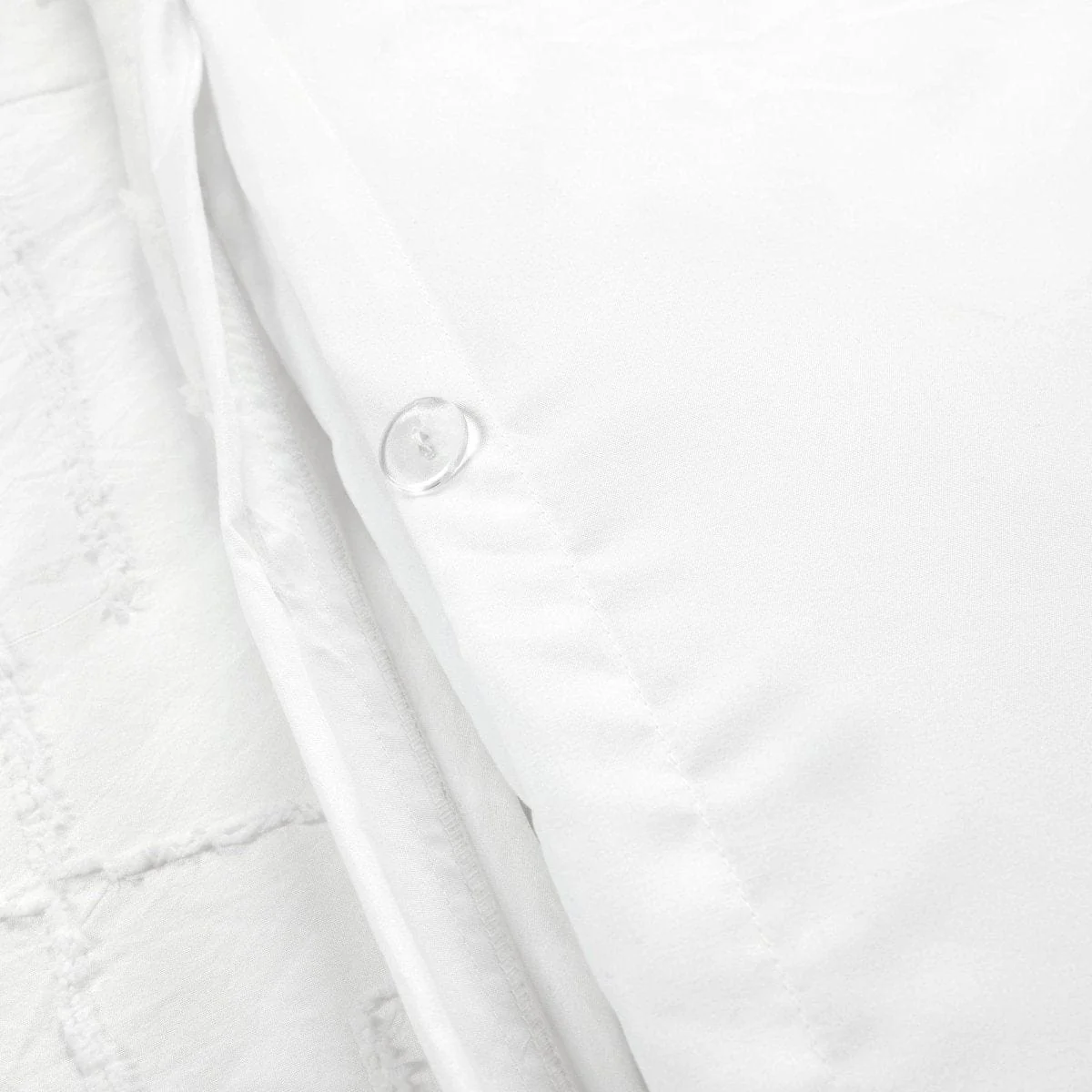 Diamond Clip Jacquard Duvet Cover 3 Piece Set - Image 4
