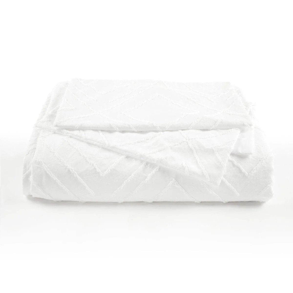 Diamond Clip Jacquard Duvet Cover 3 Piece Set - Image 8