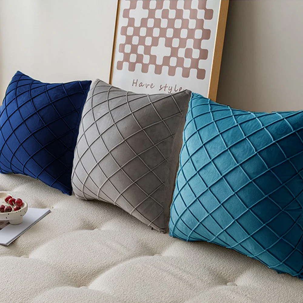 Diamond Cushion Throw Pillows (With Inserts) 18x18 , 12x20 and 20x20 inch pack of 2 throw pillows - Image 12