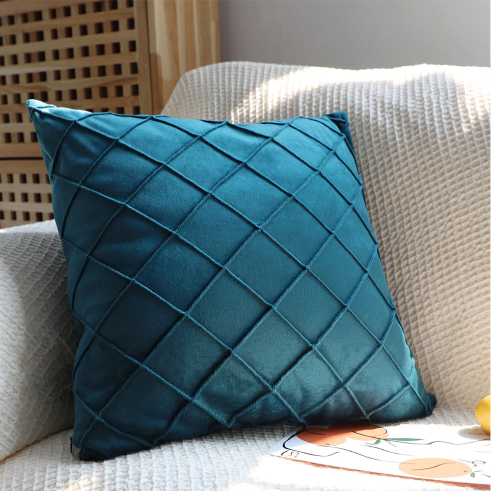 Diamond Cushion Throw Pillows (With Inserts) 18x18 , 12x20 and 20x20 inch pack of 2 throw pillows - Image 5