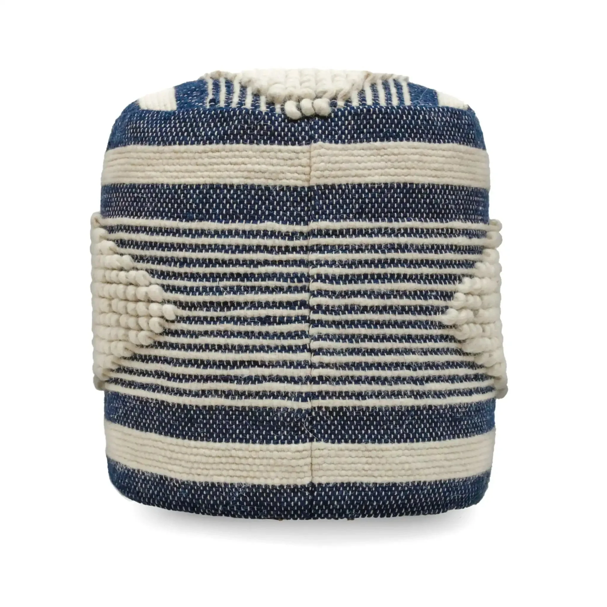 Diamond Handcrafted Cylindrical Pouf - Image 10