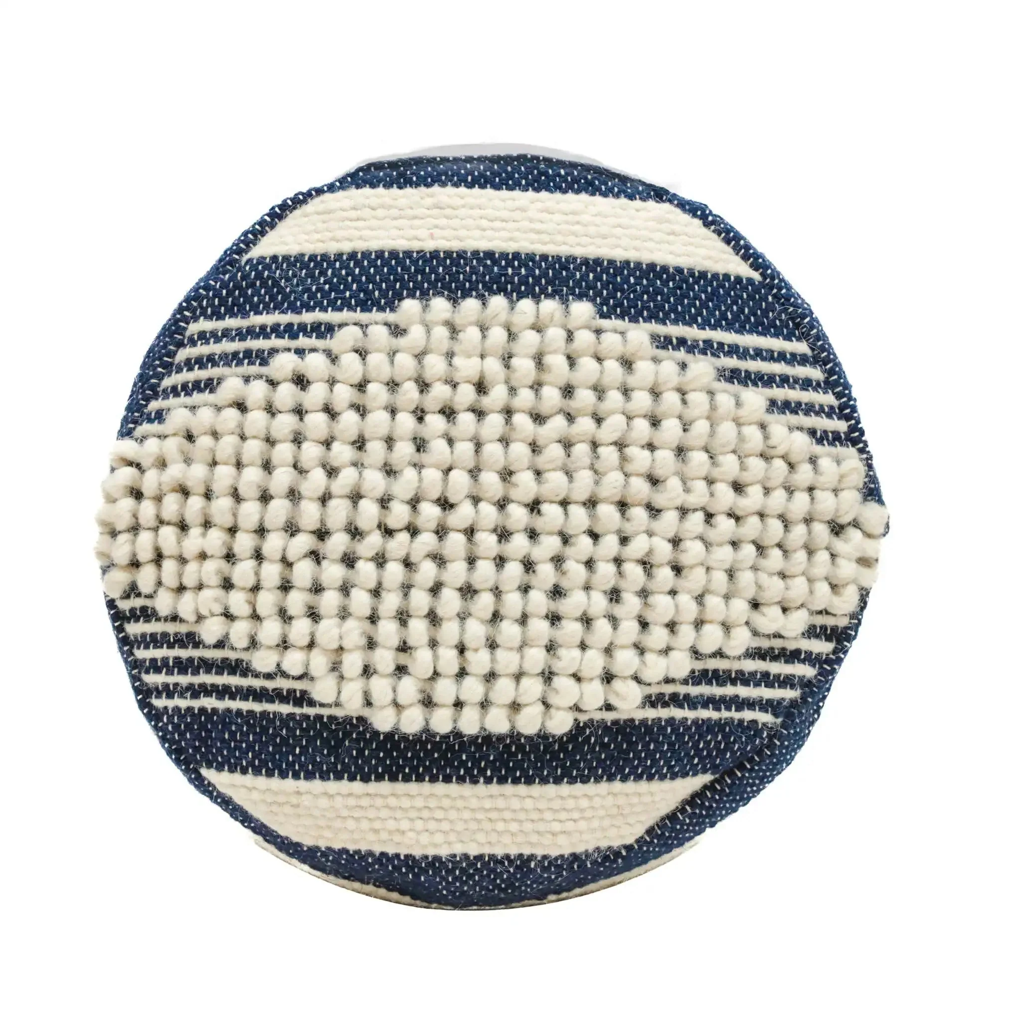Diamond Handcrafted Cylindrical Pouf - Image 16