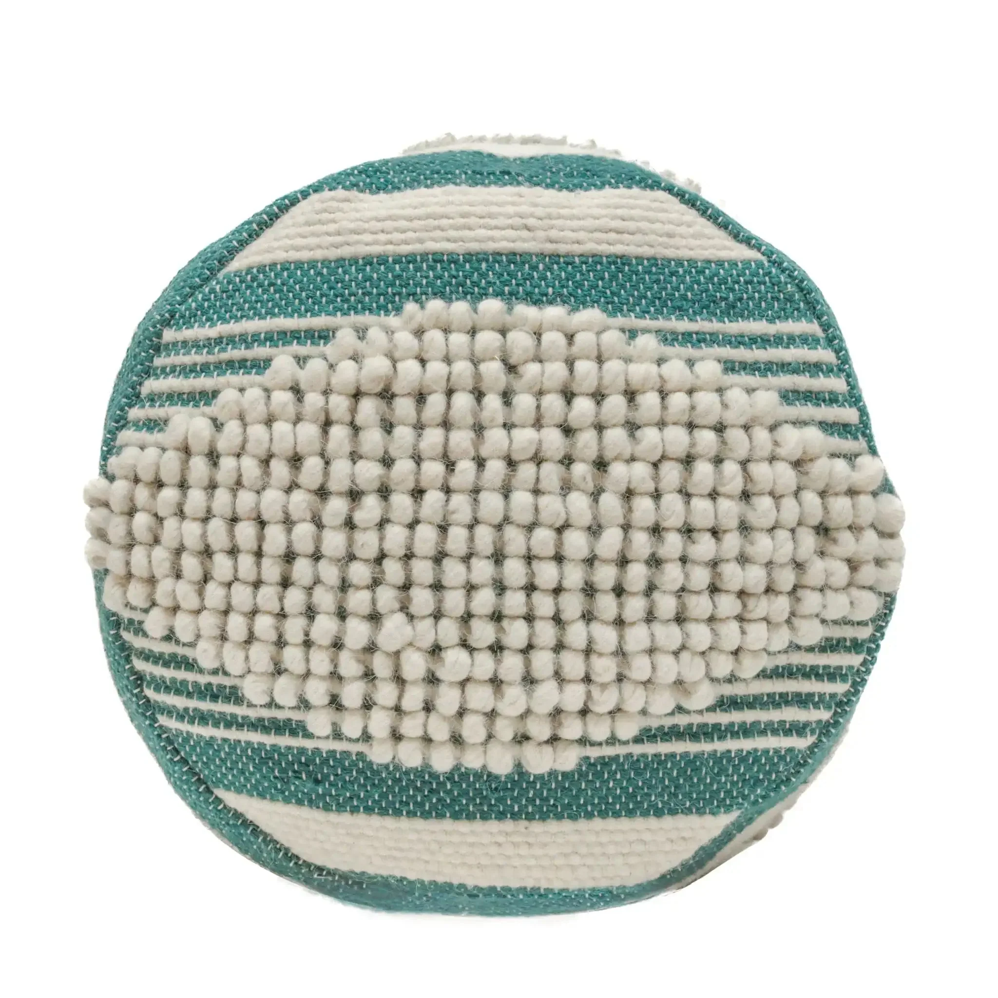 Diamond Handcrafted Cylindrical Pouf - Image 2