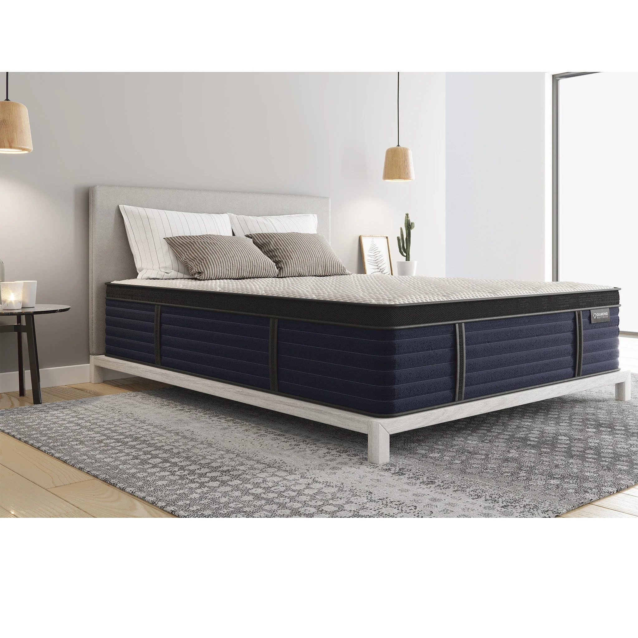 Diamond Hughes Cool Responsive Latex Hybrid Mattress Queen
