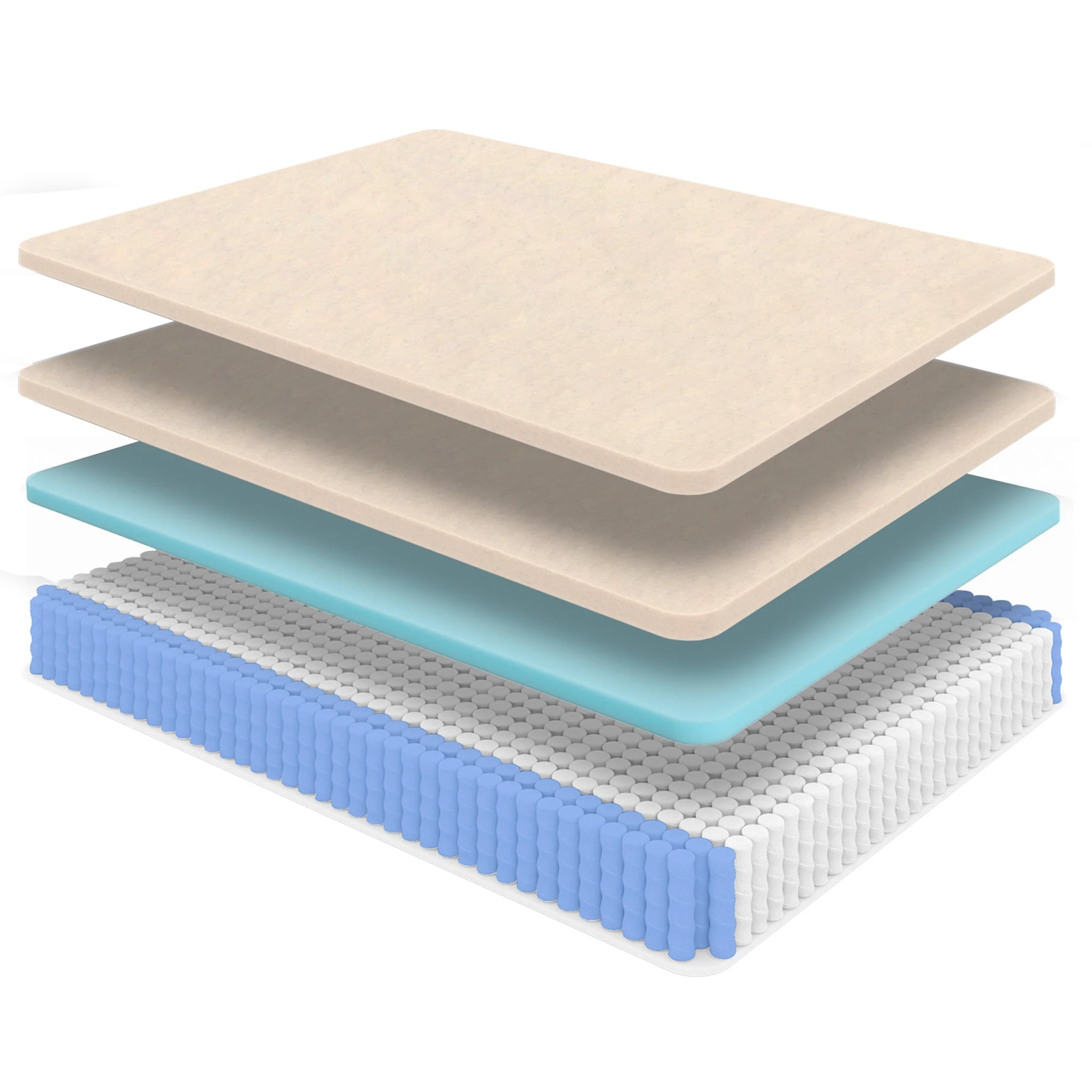 Diamond Mattress Nova Lux Copper Ultra Cooling Hybrid Queen 14" Medium Feel - Image 3