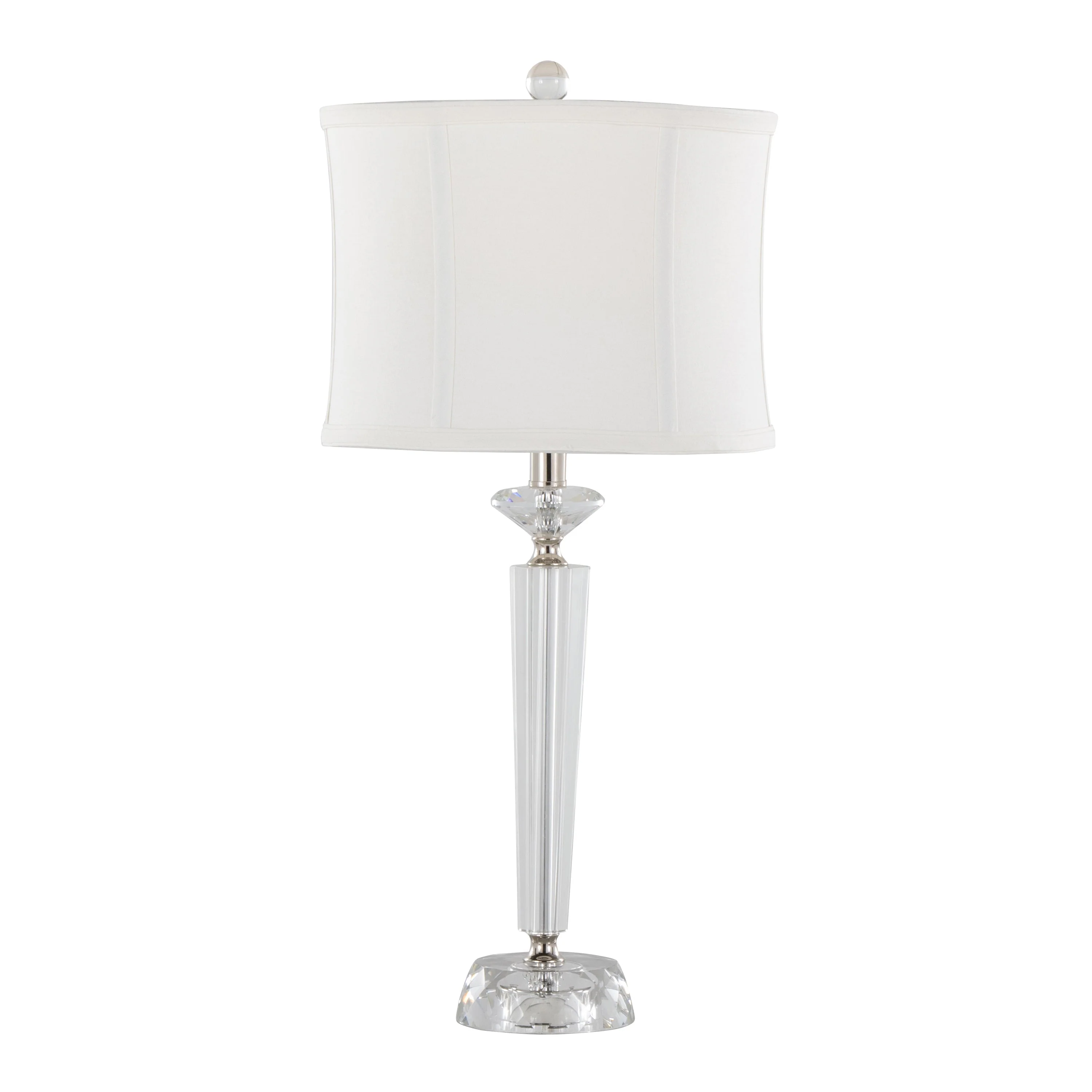Diamond Torch 25.75' Contemporary Crystal Table Lamp Set of 2 - Image 2