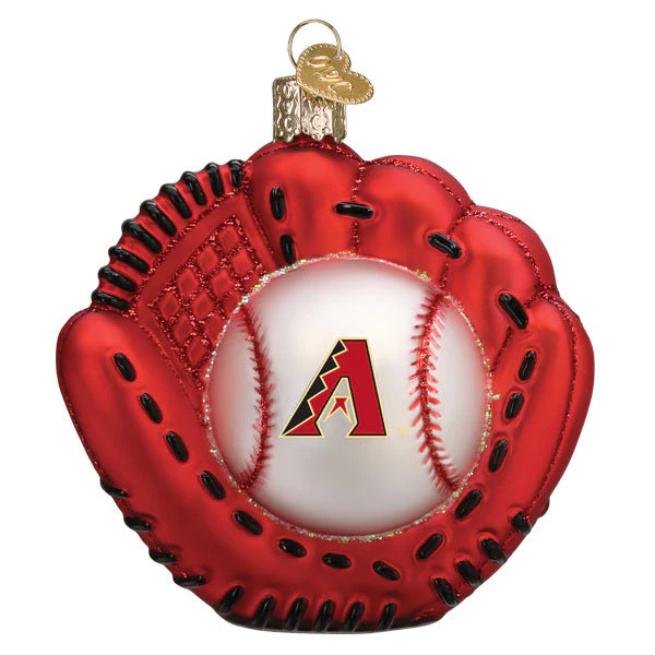 Diamondbacks Baseball Mitt Ornament - Image 3