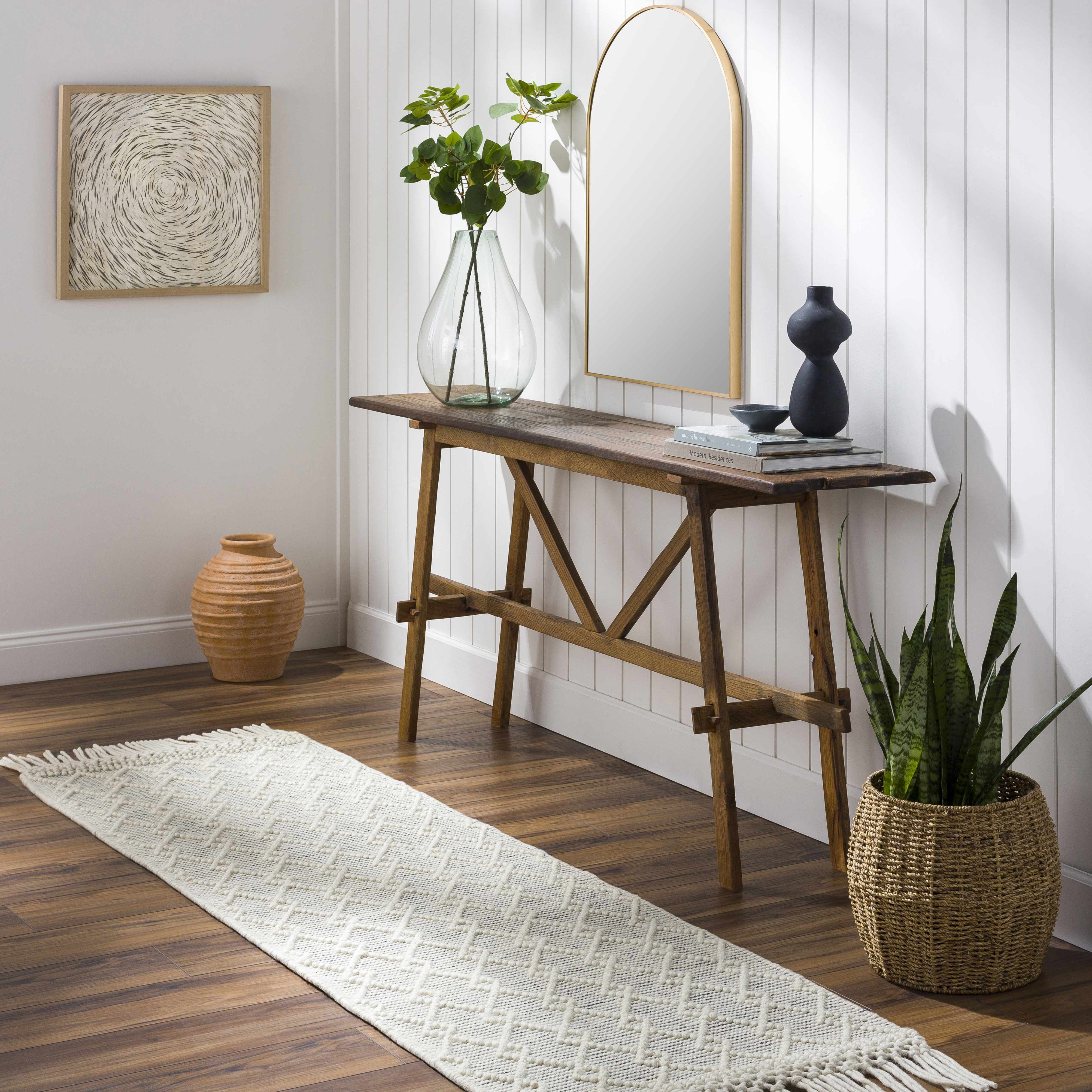 Diata Wool Rug with Tassels - Clearance - Image 8