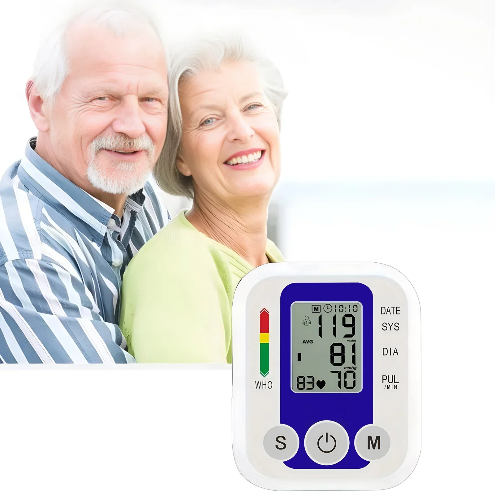 Digital Arm Cuff Device – Automatic LCD Display with USB Power and Wraparound Fit - Image 6