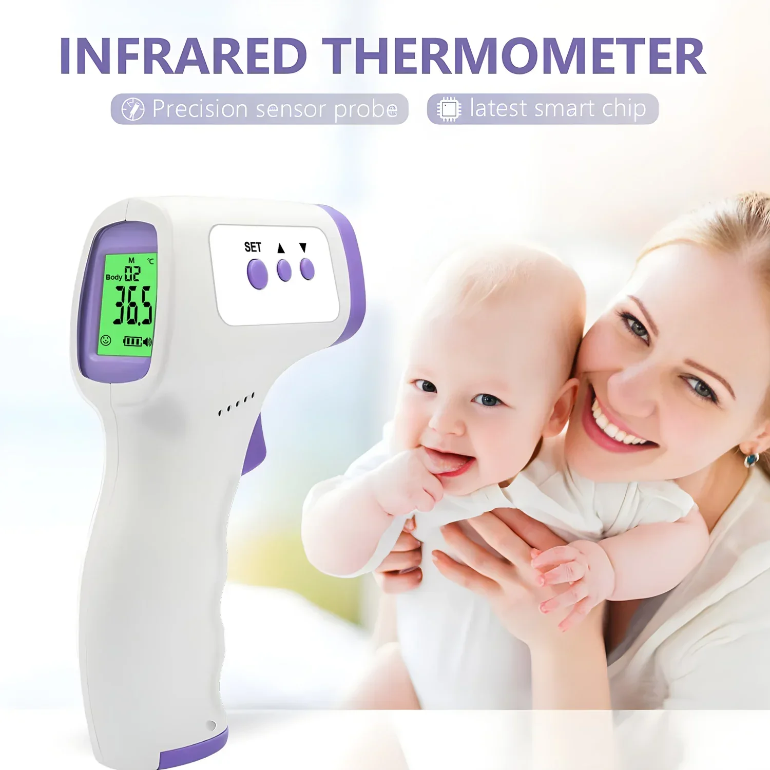 Digital Infrared Device & Portable Finger Sensor – Touch-Free Display & Carry Case - Image 6