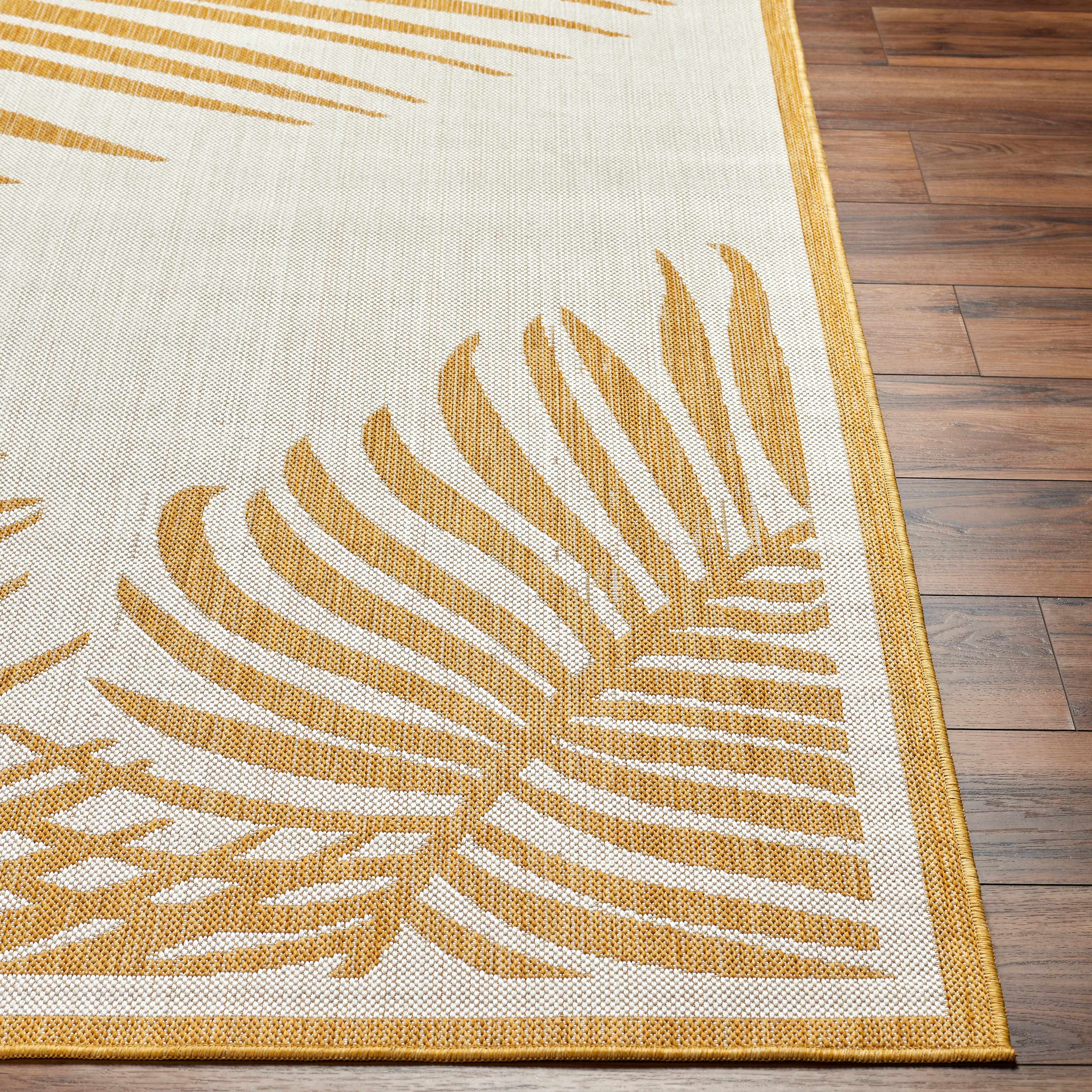 Dina Mustard & Beige Area Rug - Clearance - Image 6