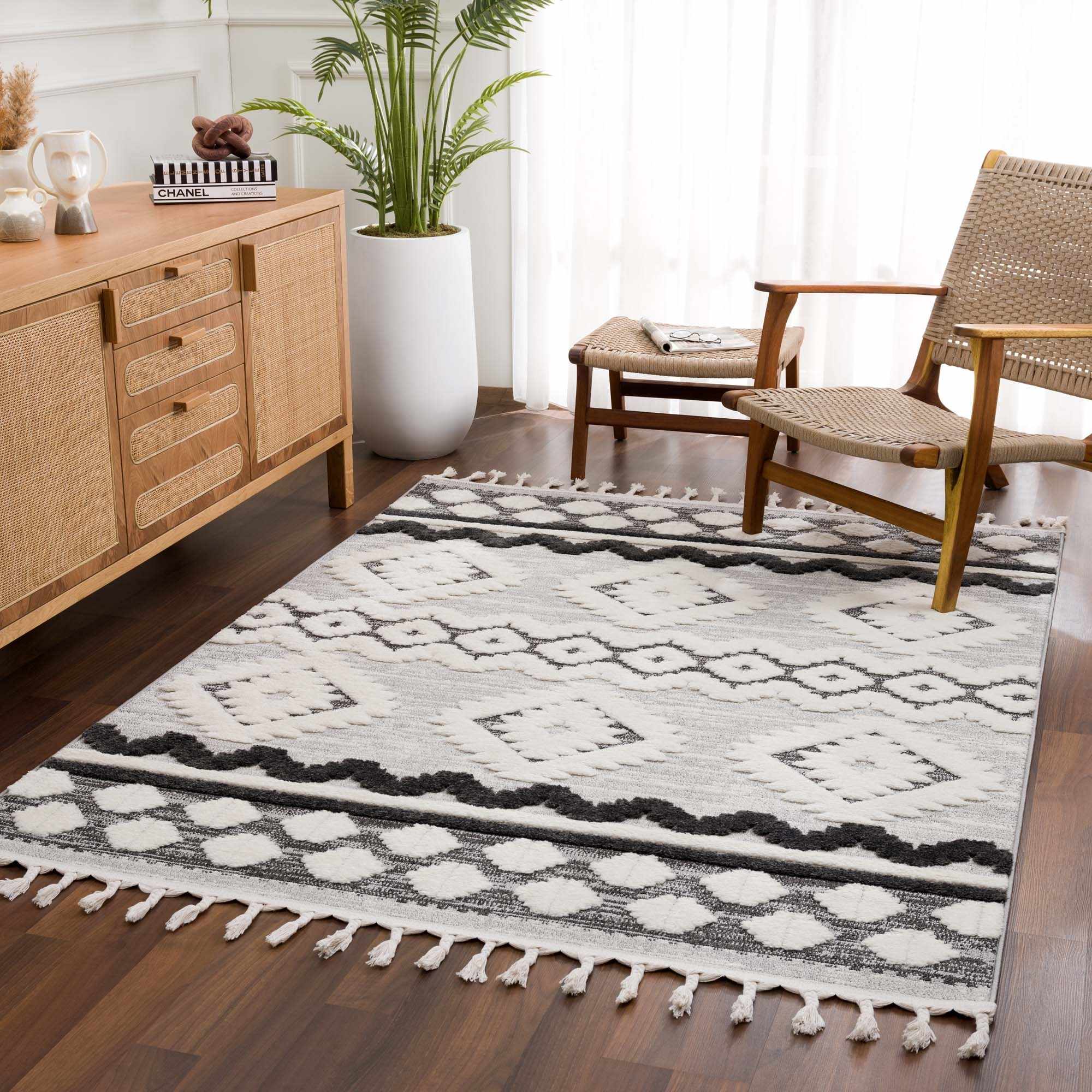 Dinganen High/Low Pile Area Rug - Image 9