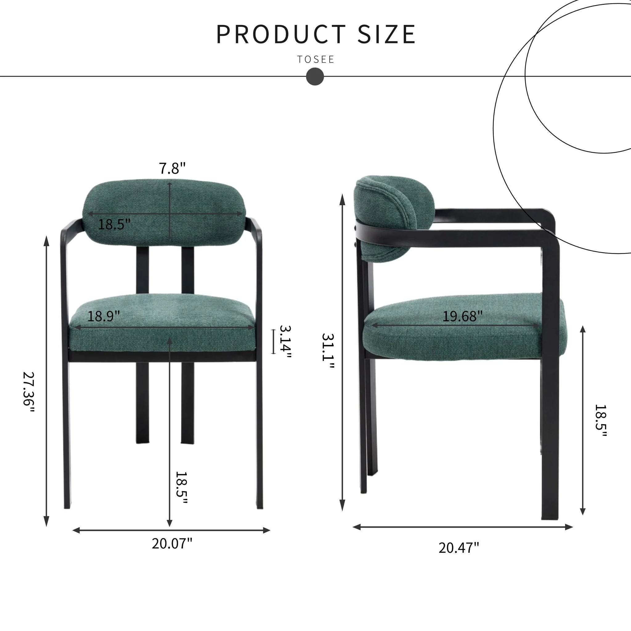 Dining Arm Chairs (Set of 2) - Image 5