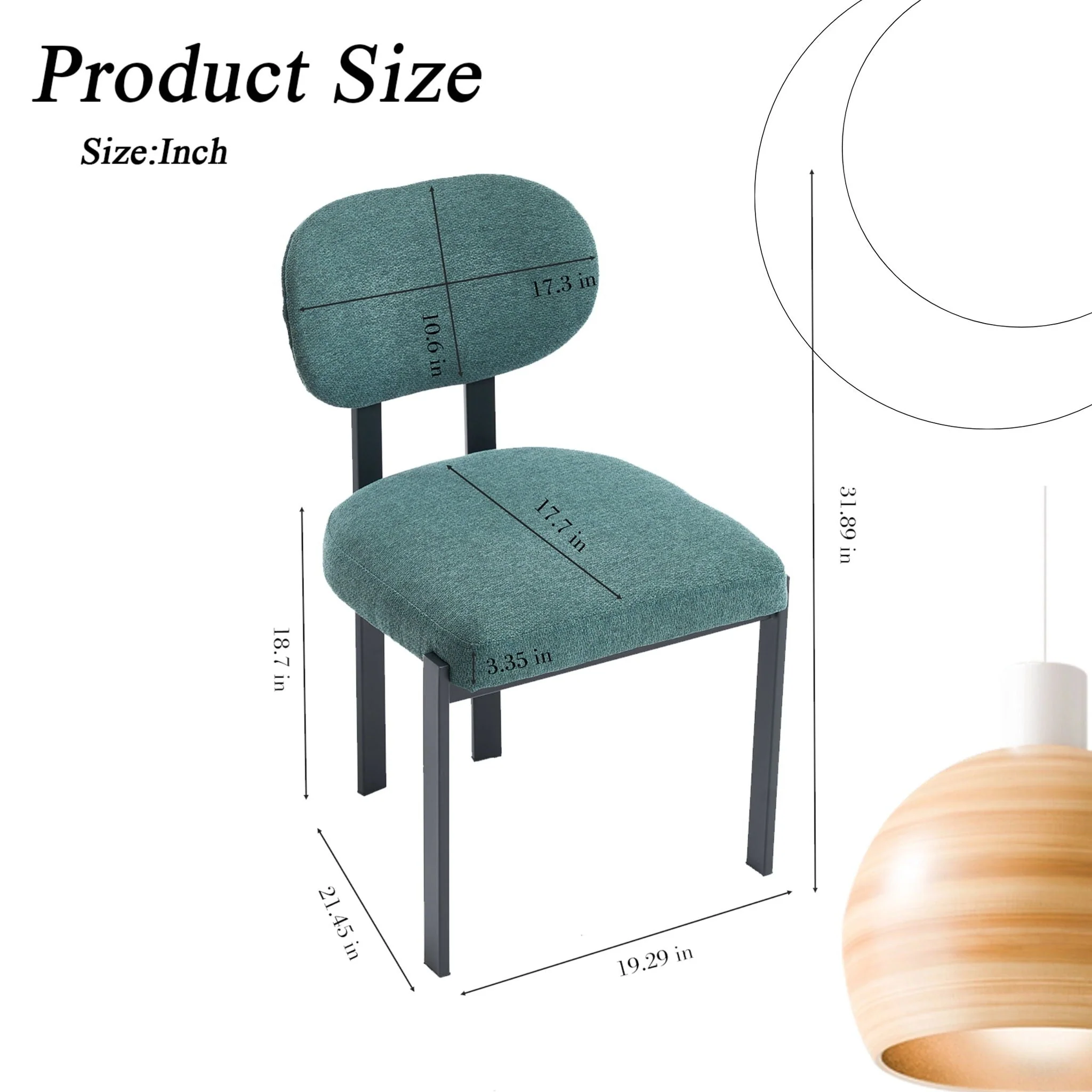 Dining Armless Chairs (Set of 2) - Image 7