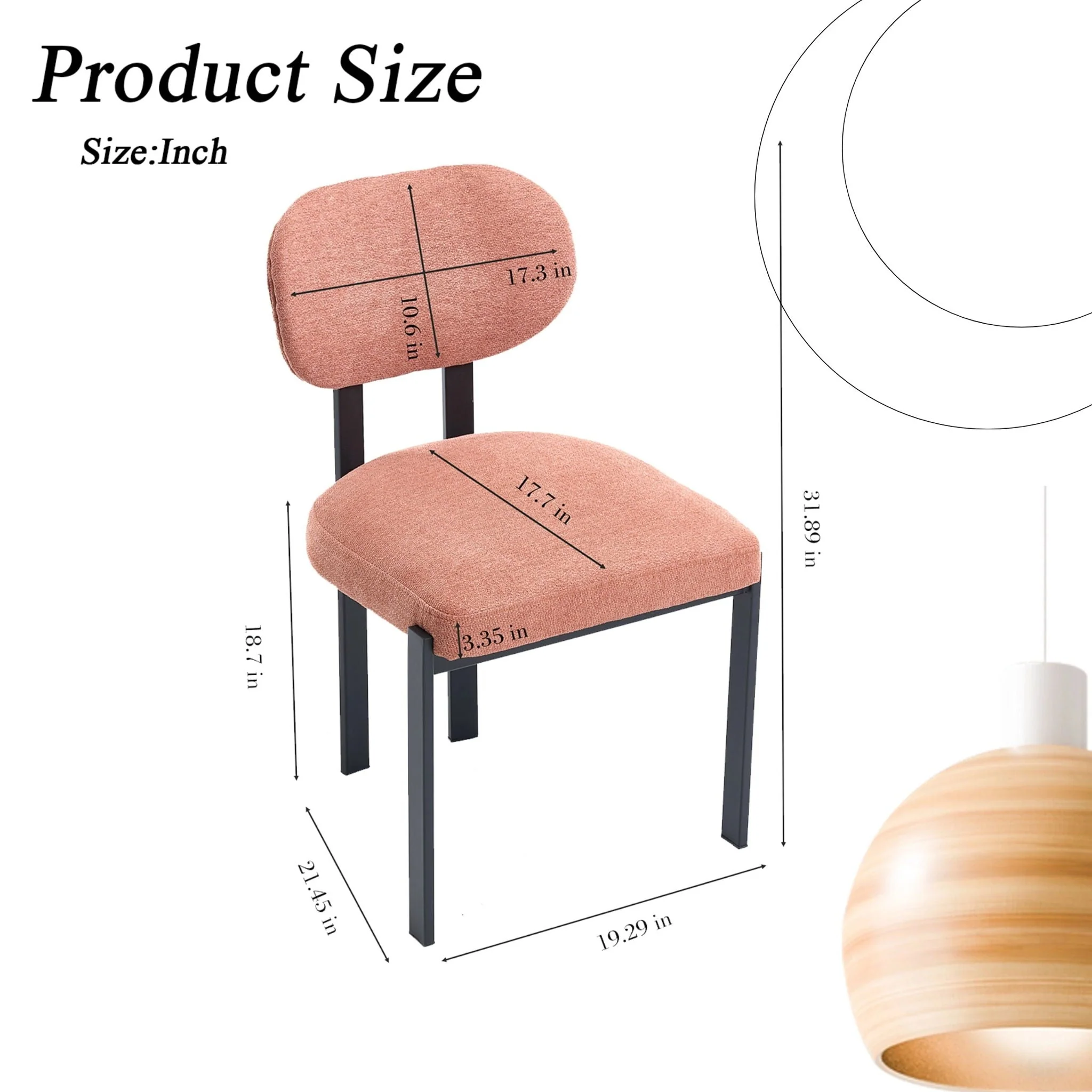 Dining Armless Chairs (Set of 2) - Image 8