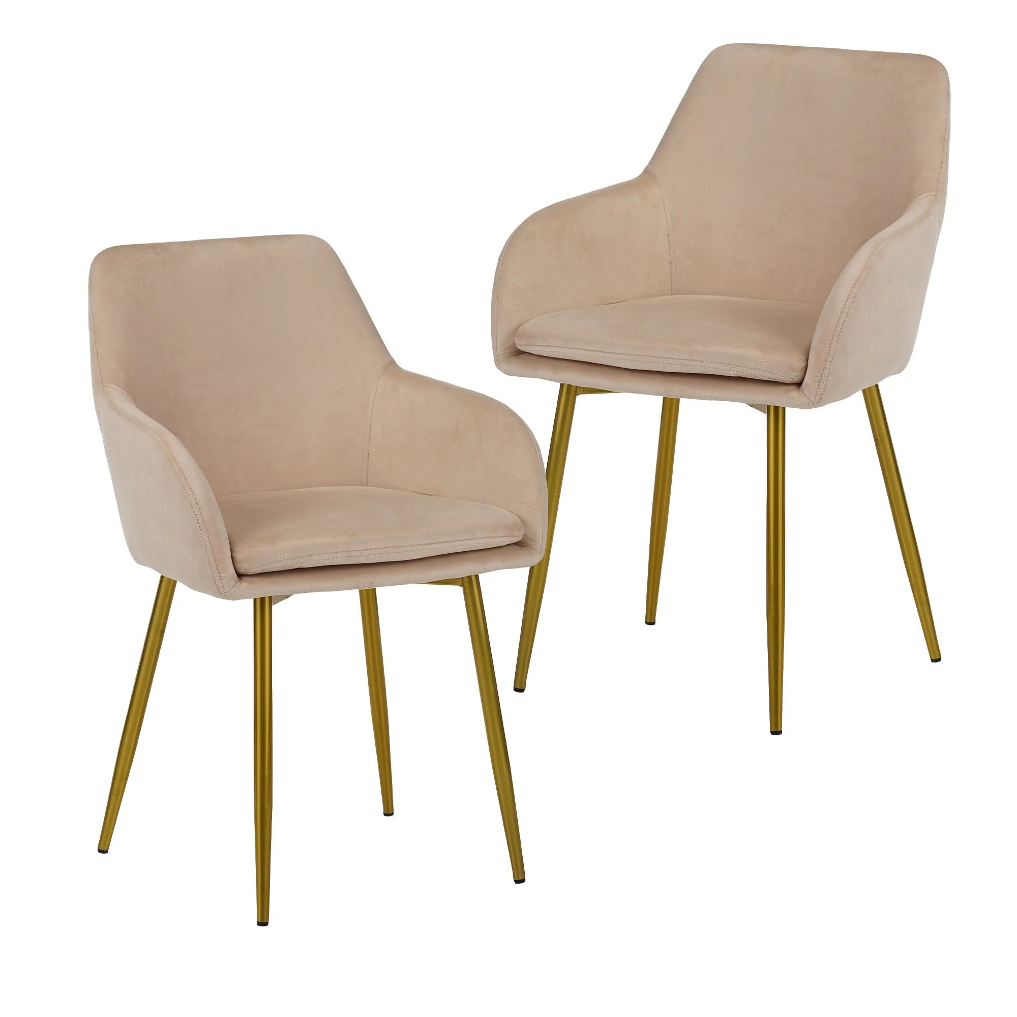 Dining Chair Set For Dining Rooms (Set of 2) - Beige - Image 4
