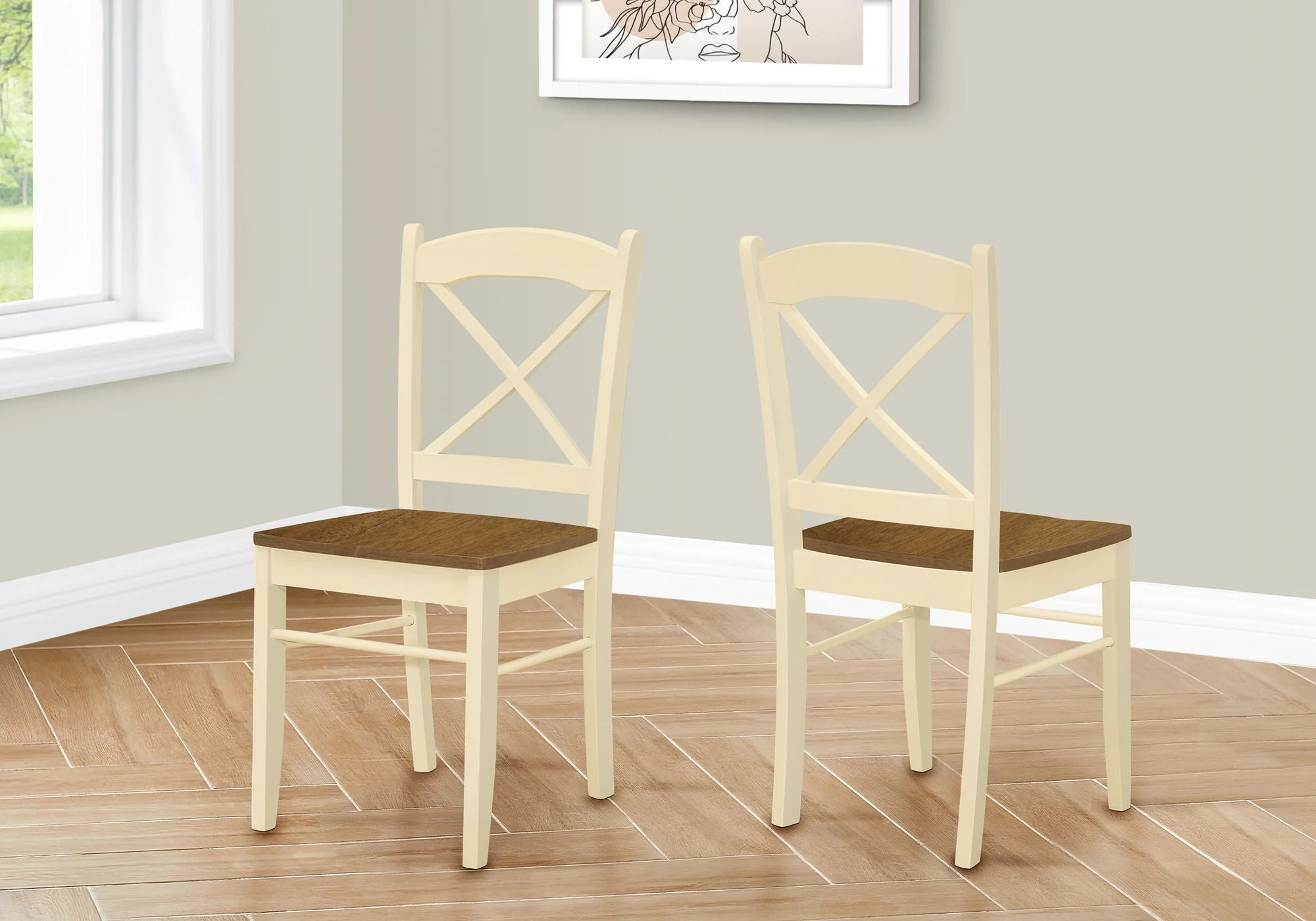 Dining Chair, Side, Dining Room, Transitional (Set of 2) - Image 2