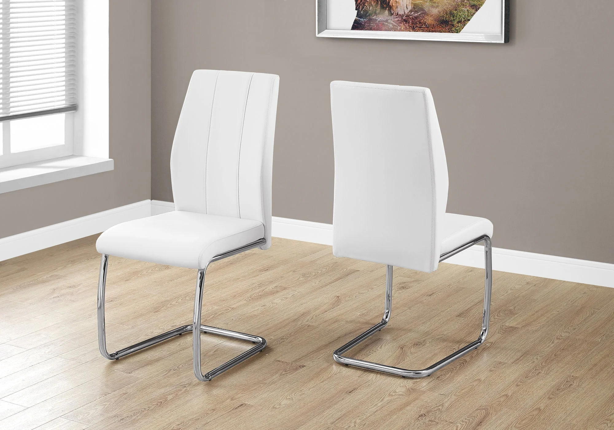 Dining Chair, Side Upholstered For Dining Room, Contemporary & Modern (Set of 2) - Image 2