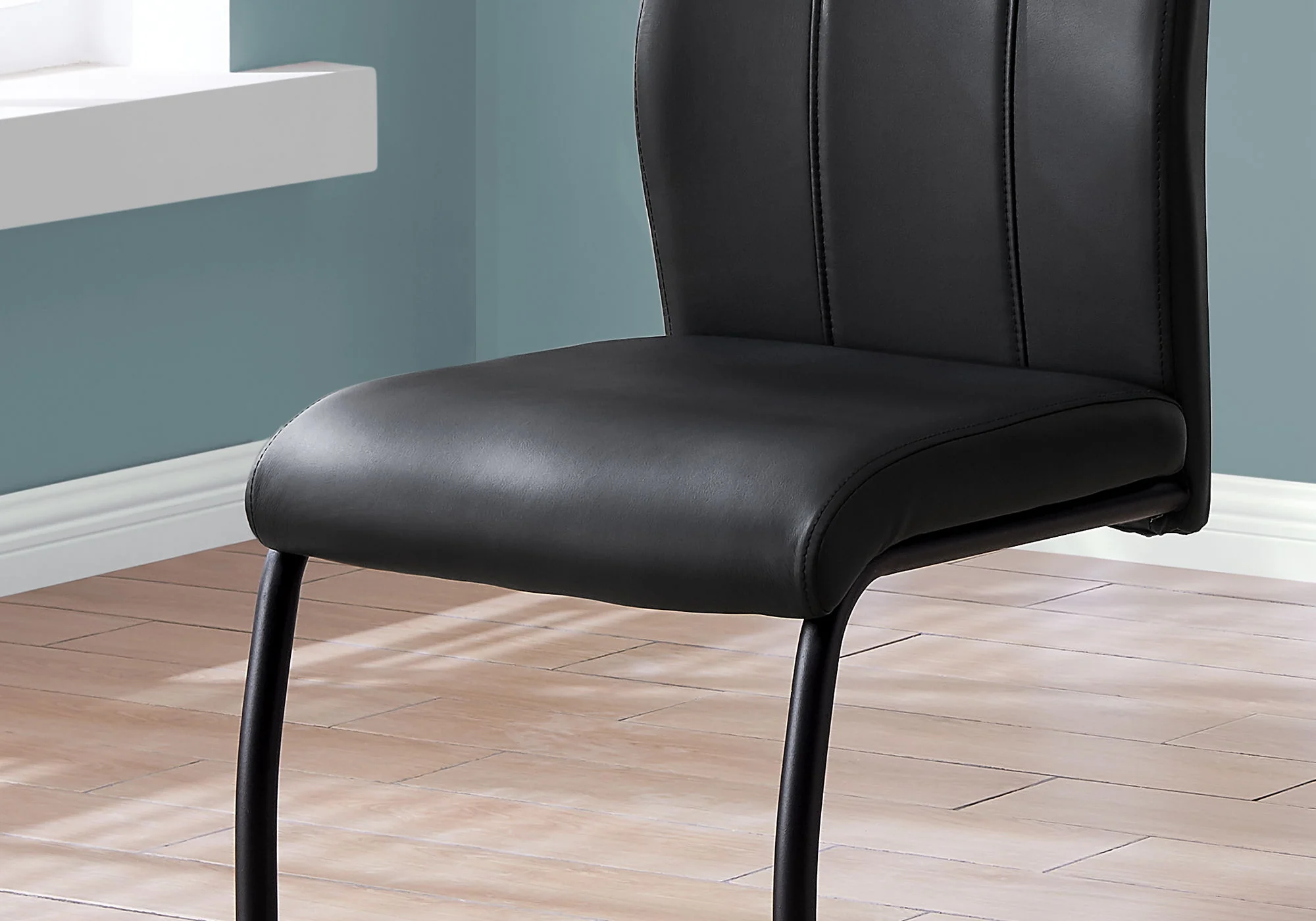 Dining Chair, Side, Upholstered For Dining Room, Contemporary & Modern (Set of 2) - Image 10
