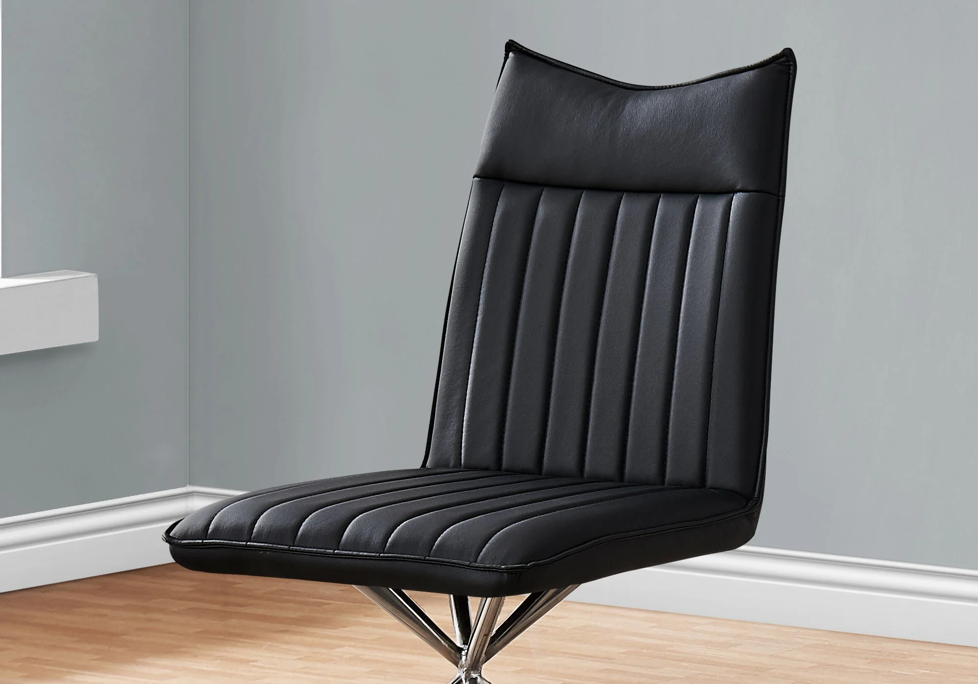 Dining Chair, Side, Upholstered For Dining Room, Modern - Image 4